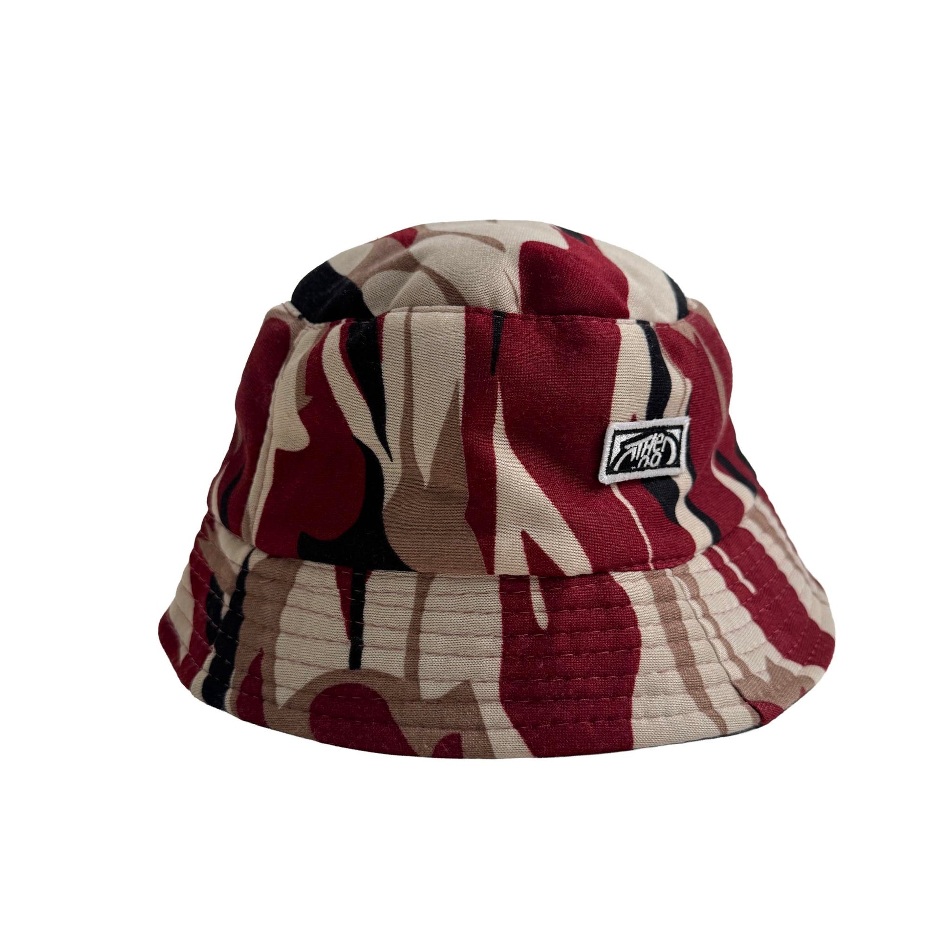 CAMO (MAROON) BUCKET HAT