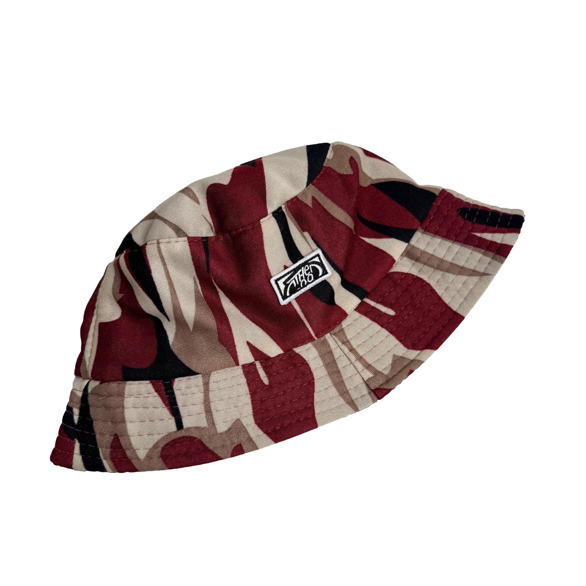 CAMO (MAROON) BUCKET HAT