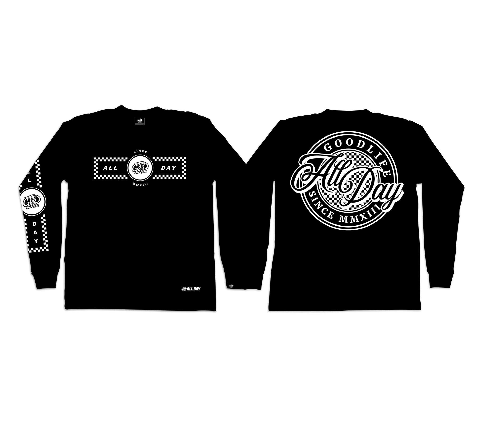 CHECKERED (BLACK) CREWNECK