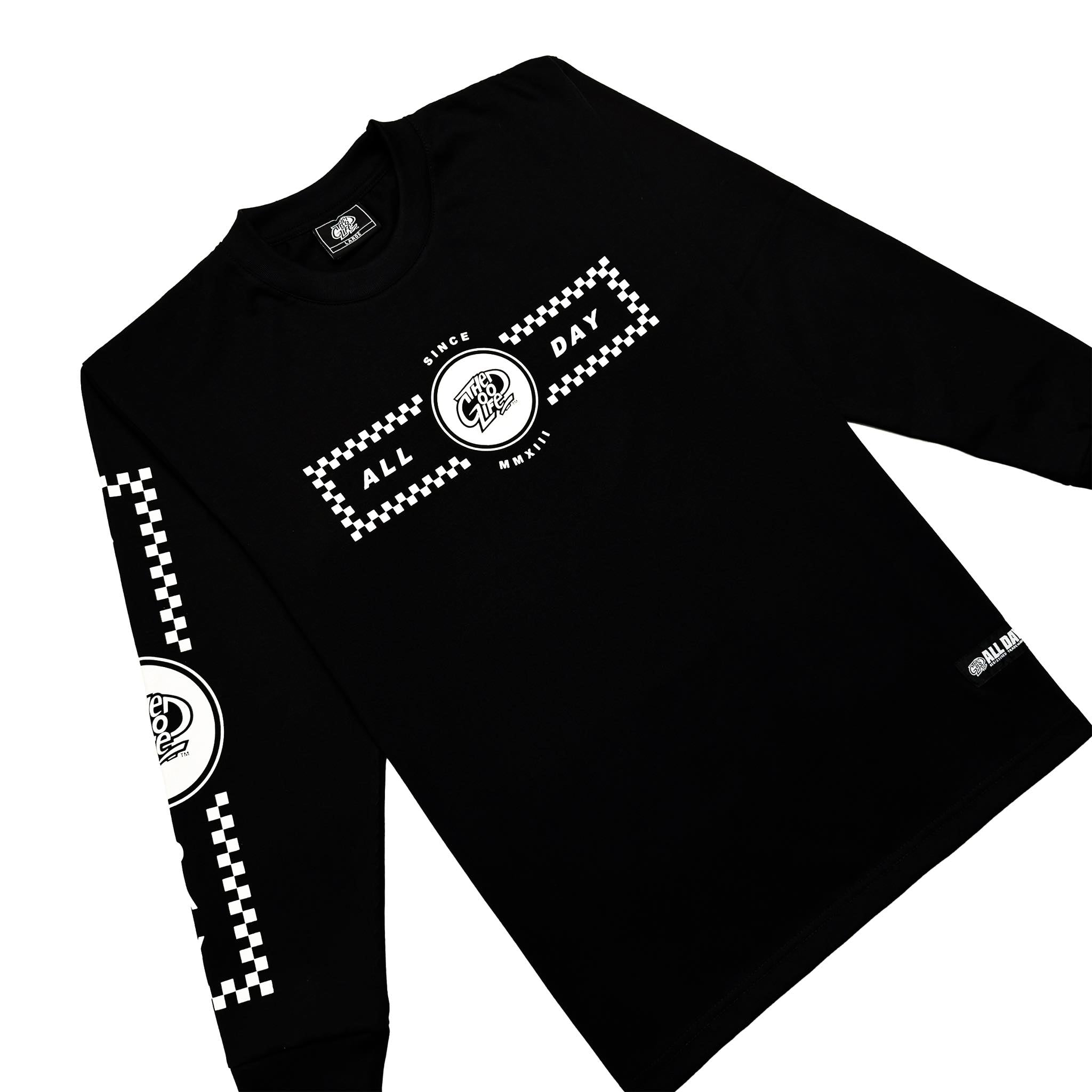 CHECKERED (BLACK) CREWNECK