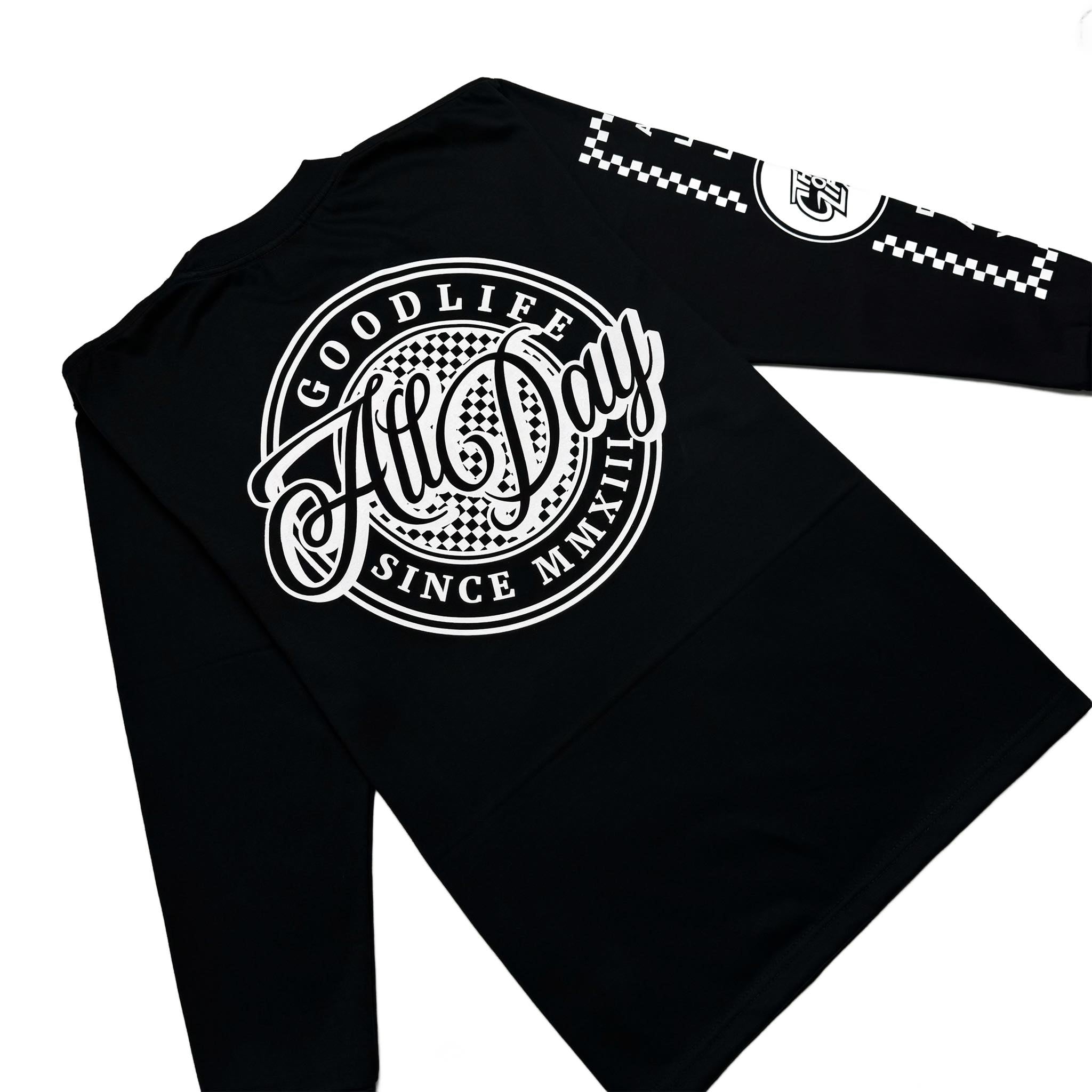 CHECKERED (BLACK) CREWNECK
