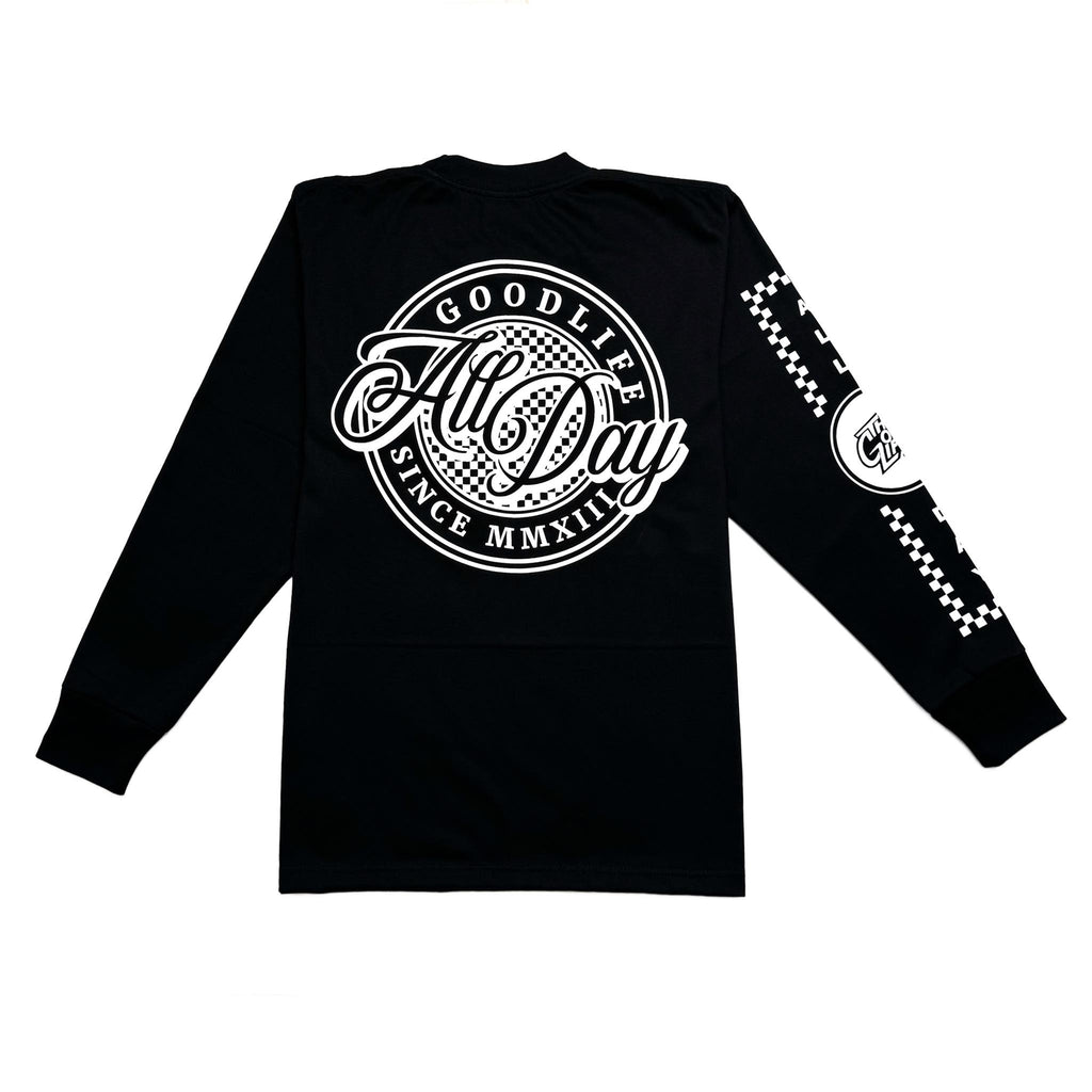 CHECKERED (BLACK) CREWNECK