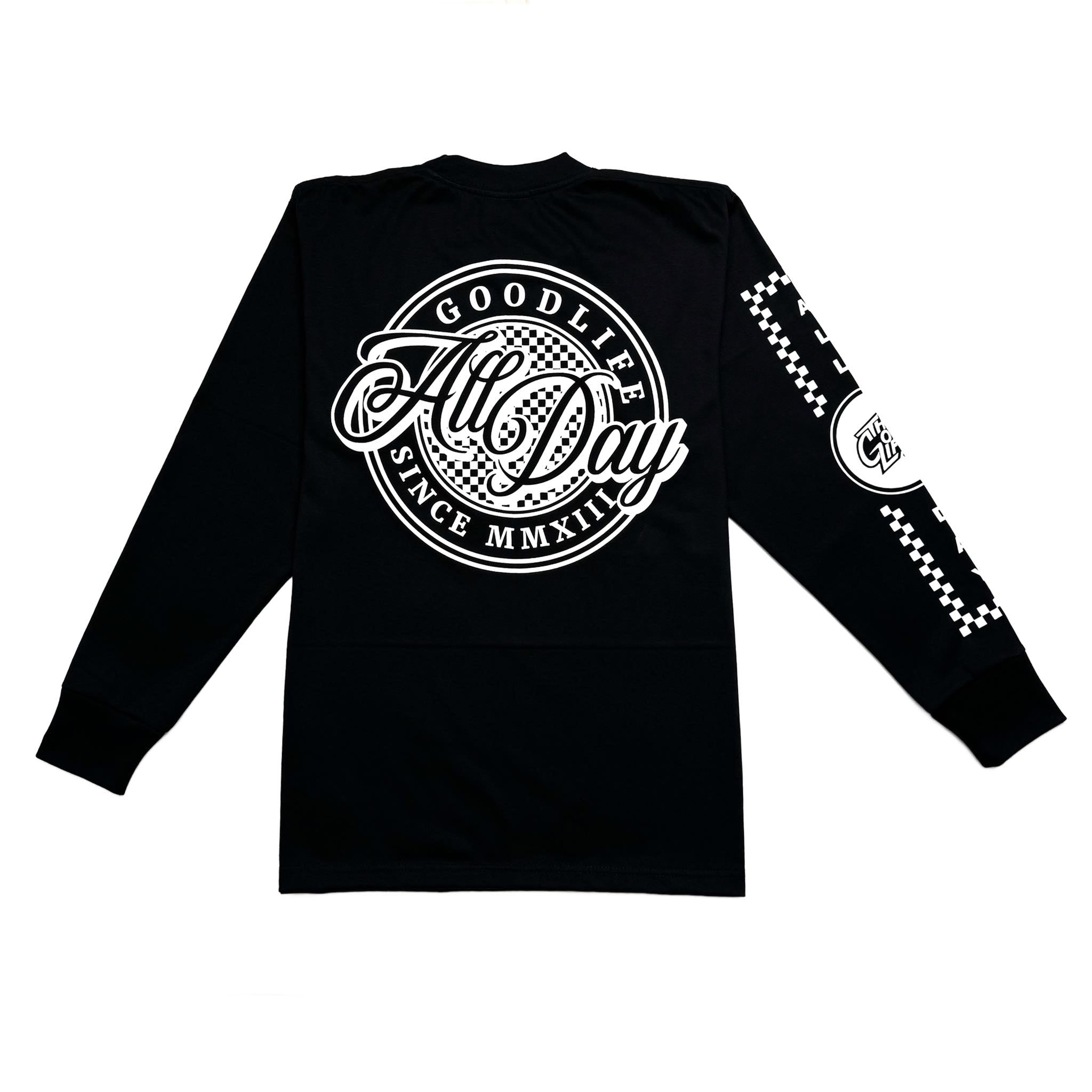 CHECKERED (BLACK) CREWNECK