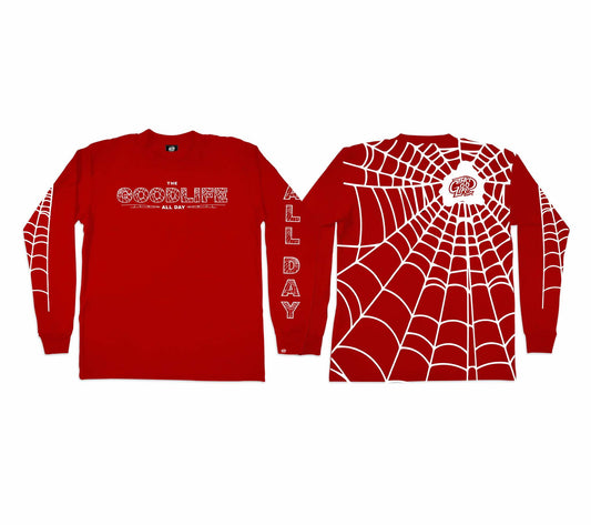 COBWEB (RED) CREWNECK