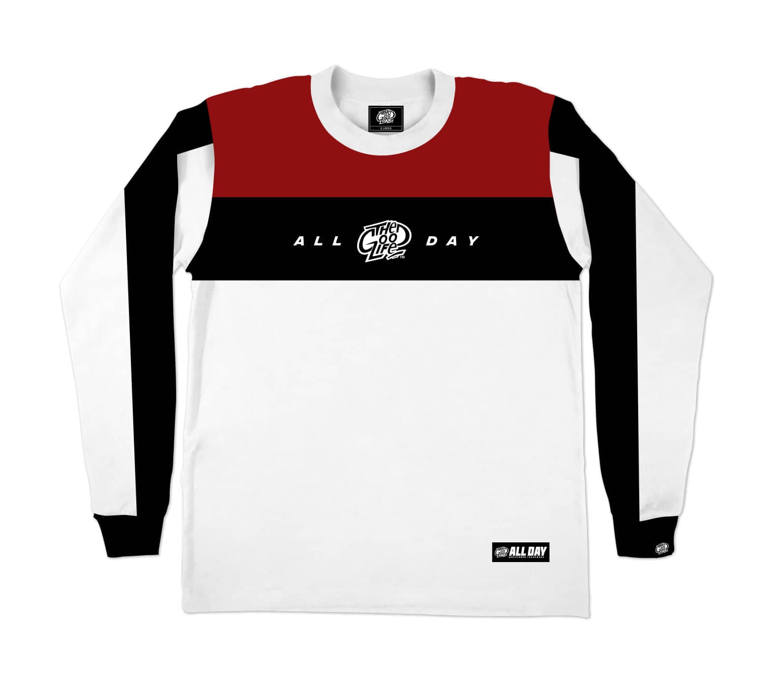 CRIMSON (3TONE) CREWNECK