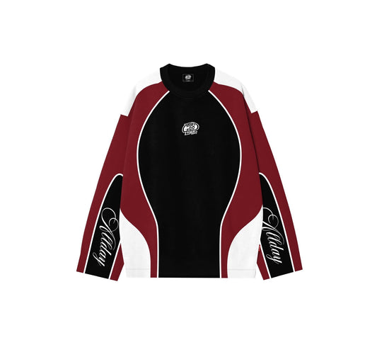 CRIMSON WAVE (BLACK/RED) LONG SLEEVE