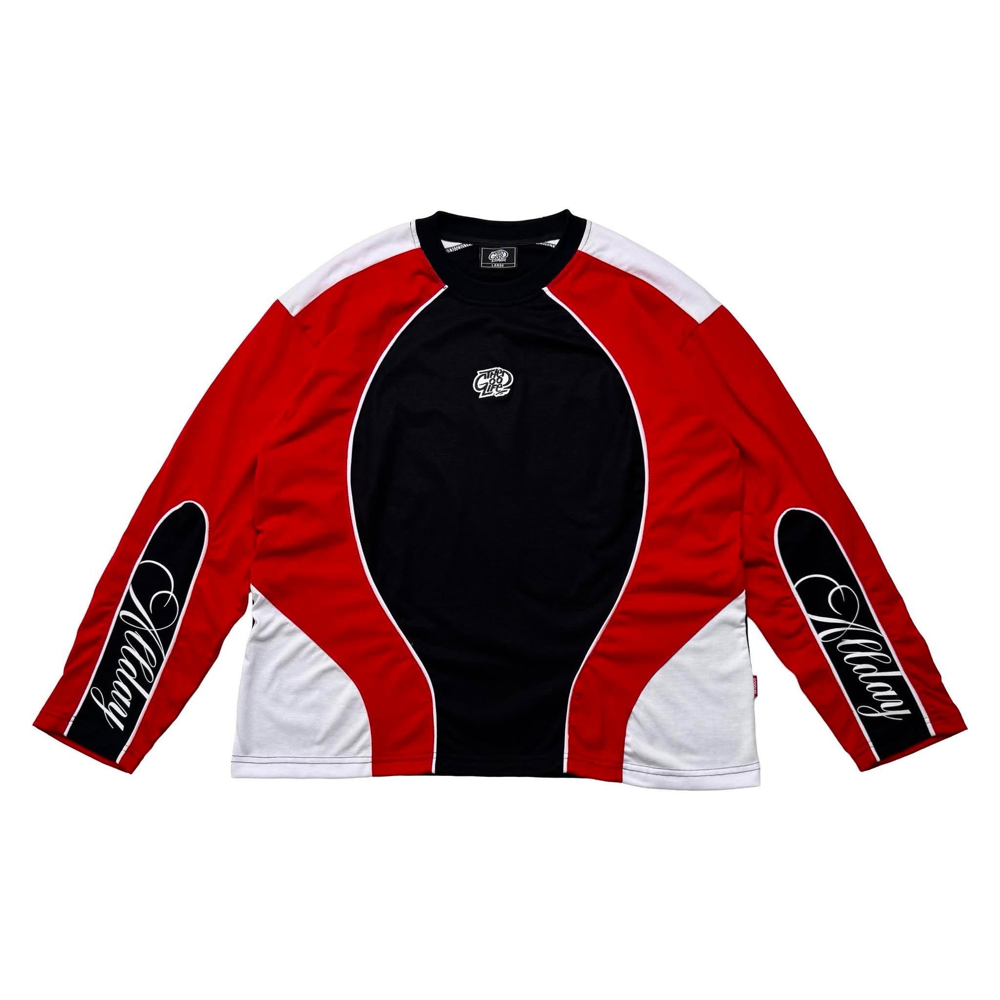 CRIMSON WAVE (BLACK/RED) LONG SLEEVE