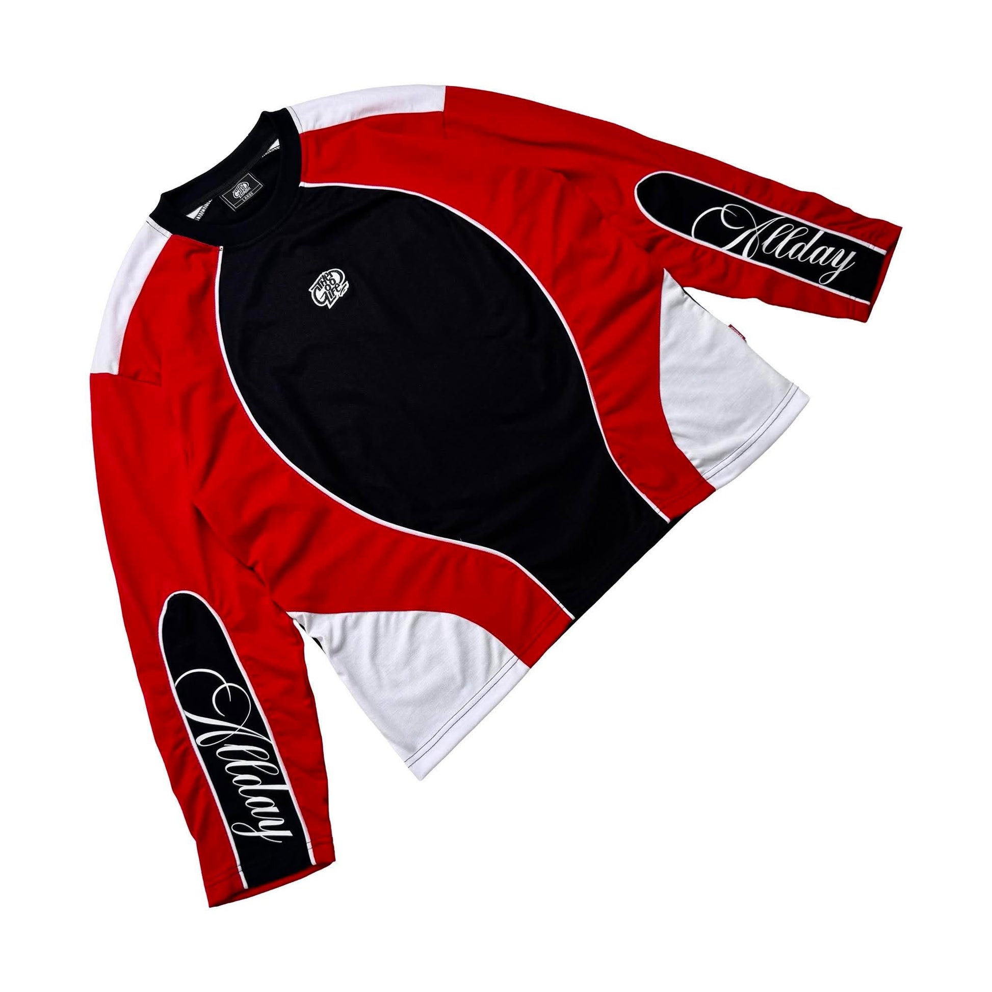CRIMSON WAVE (BLACK/RED) LONG SLEEVE
