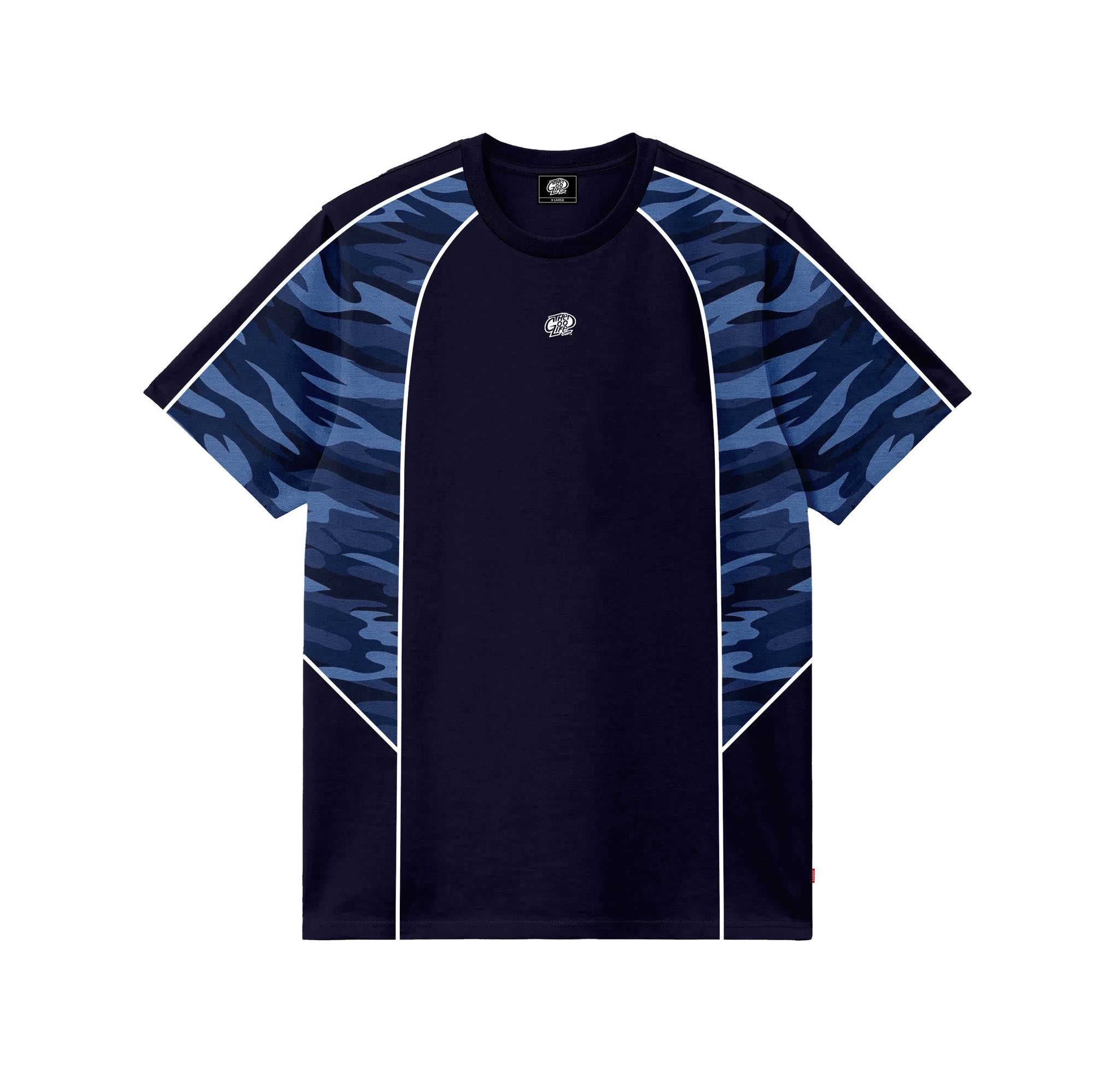 CAMO SPLICE (NAVY BLUE) T-SHIRT