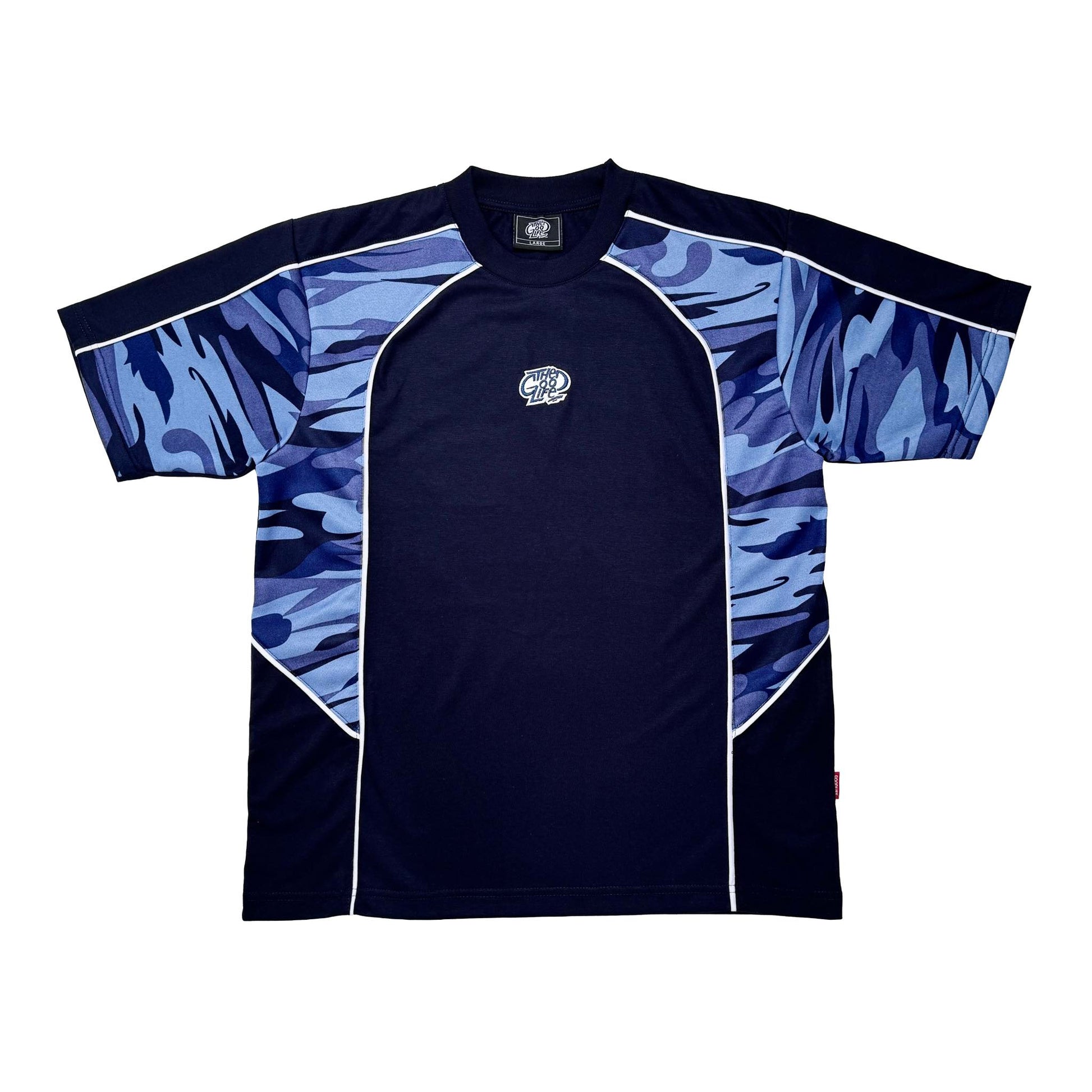 CAMO SPLICE (NAVY BLUE) T-SHIRT