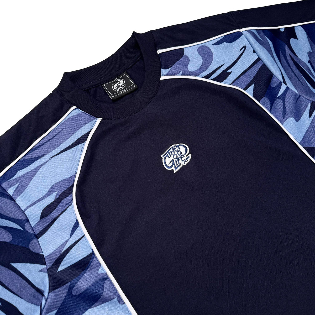 CAMO SPLICE (NAVY BLUE) T-SHIRT