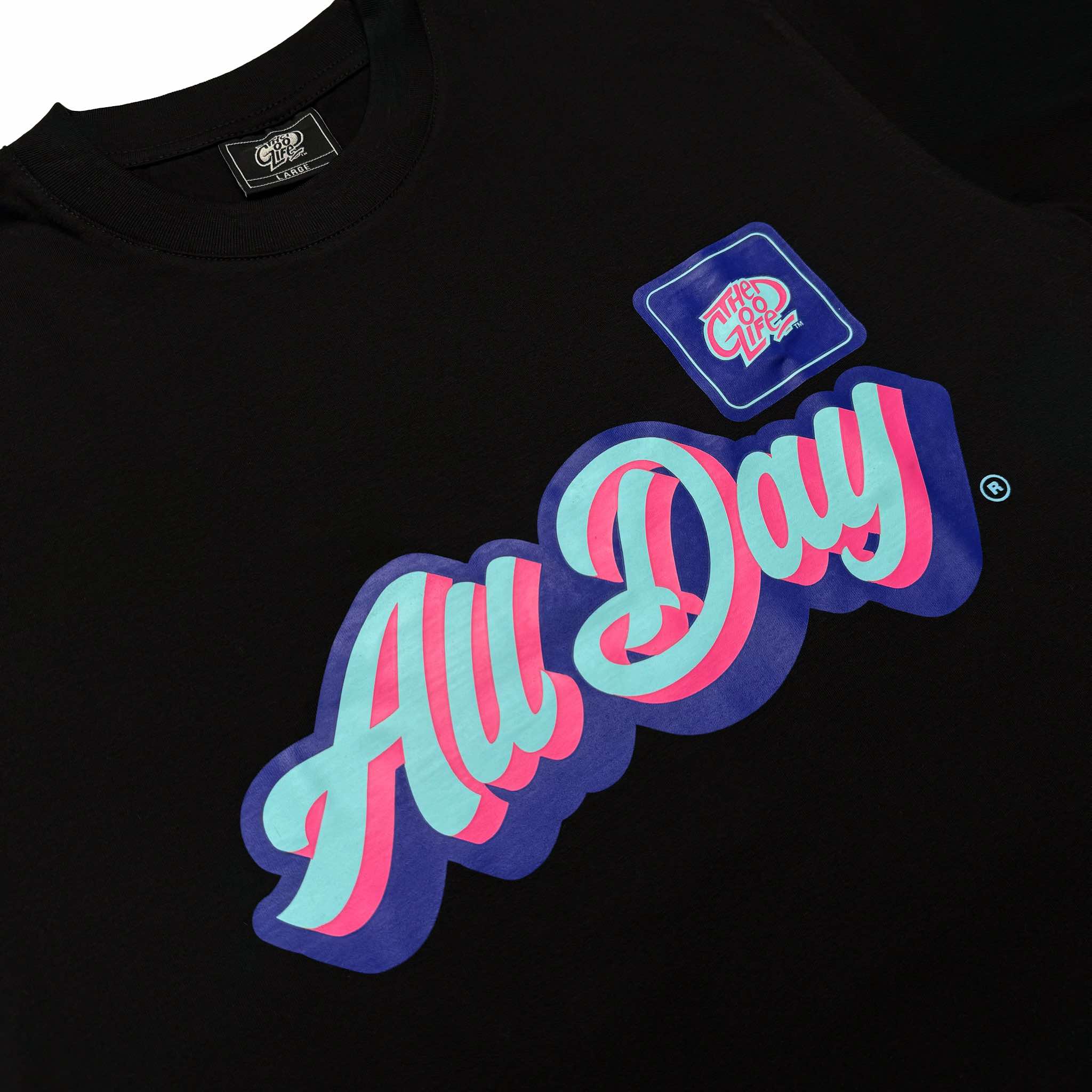 CURSIVE BOX (BLACK) T-SHIRT