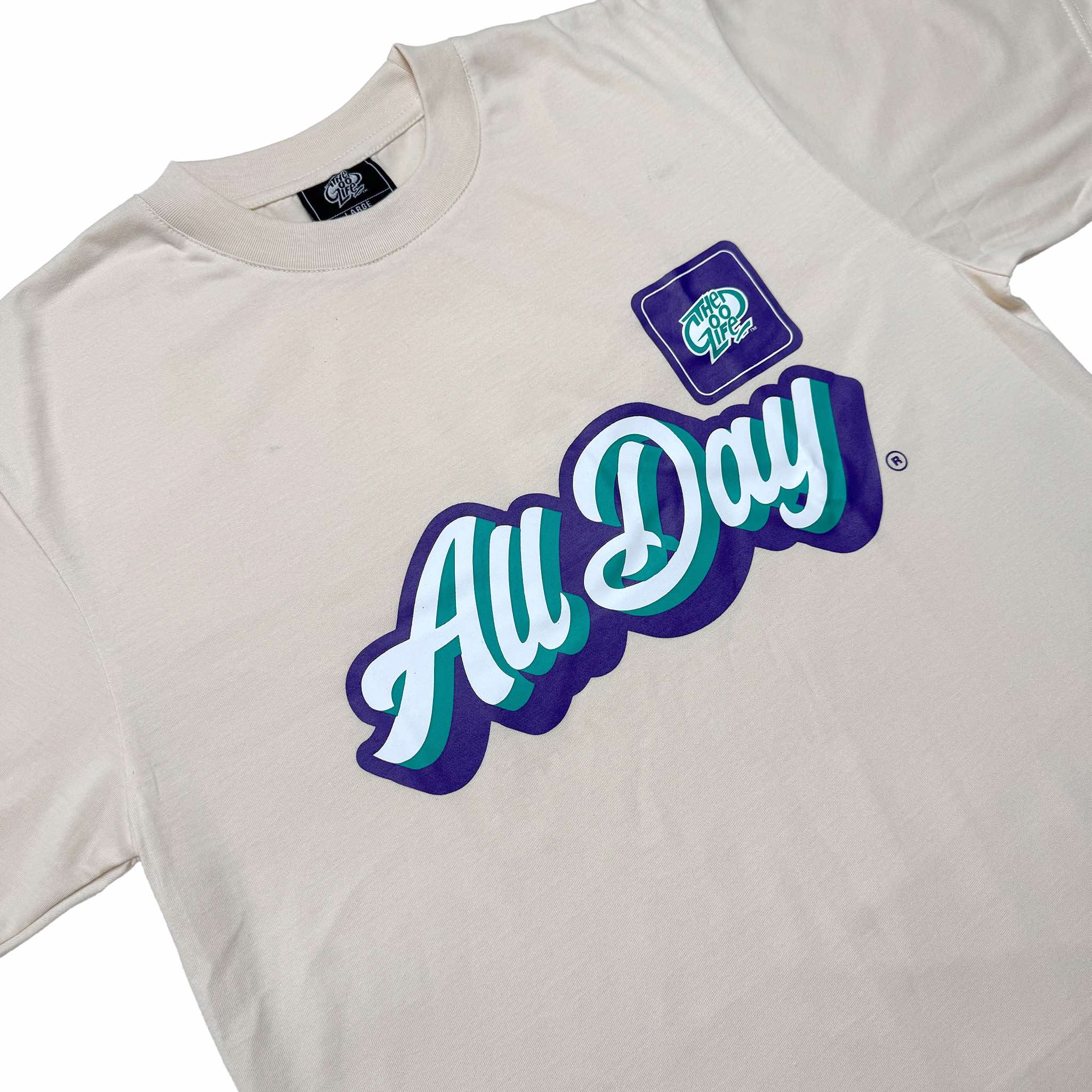 CURSIVE BOX (IVORY) T-SHIRT