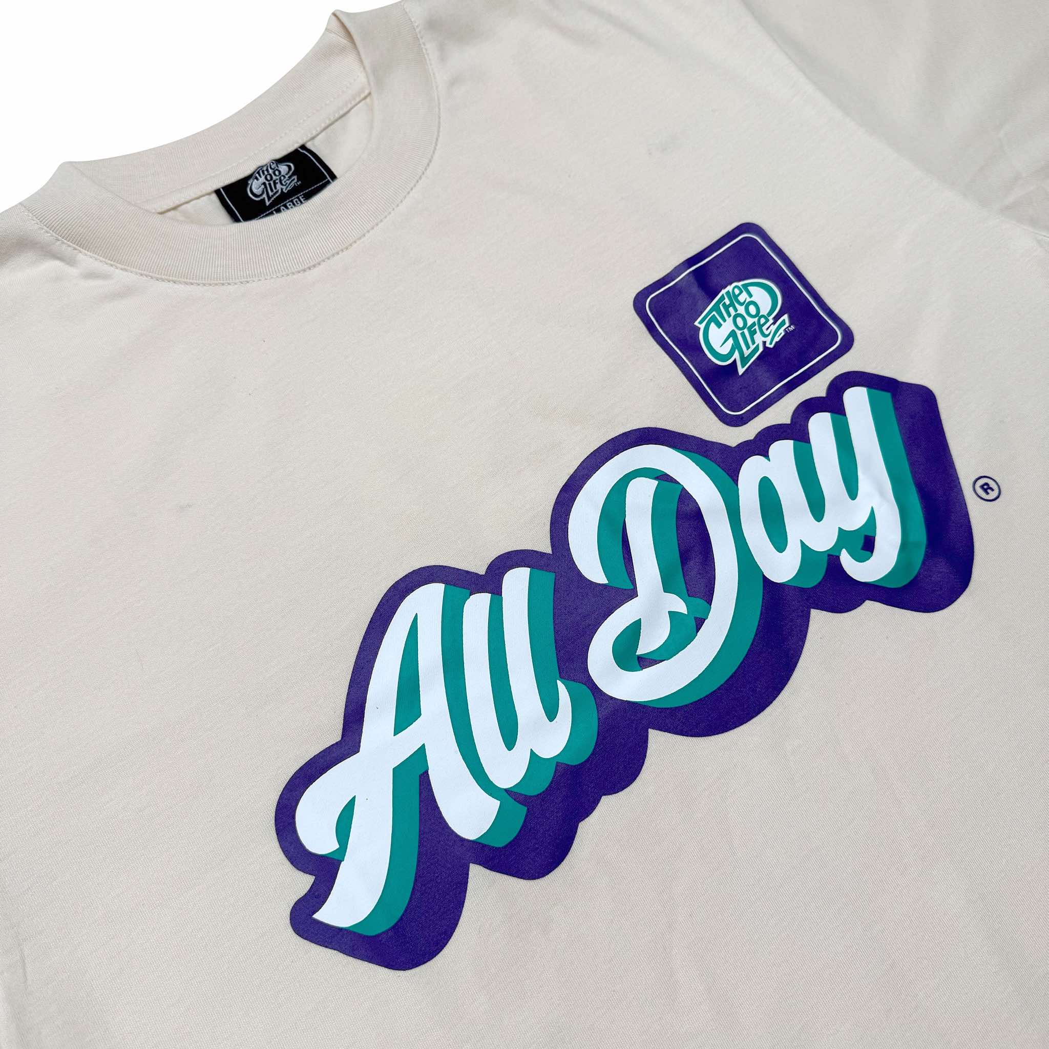 CURSIVE BOX (IVORY) T-SHIRT