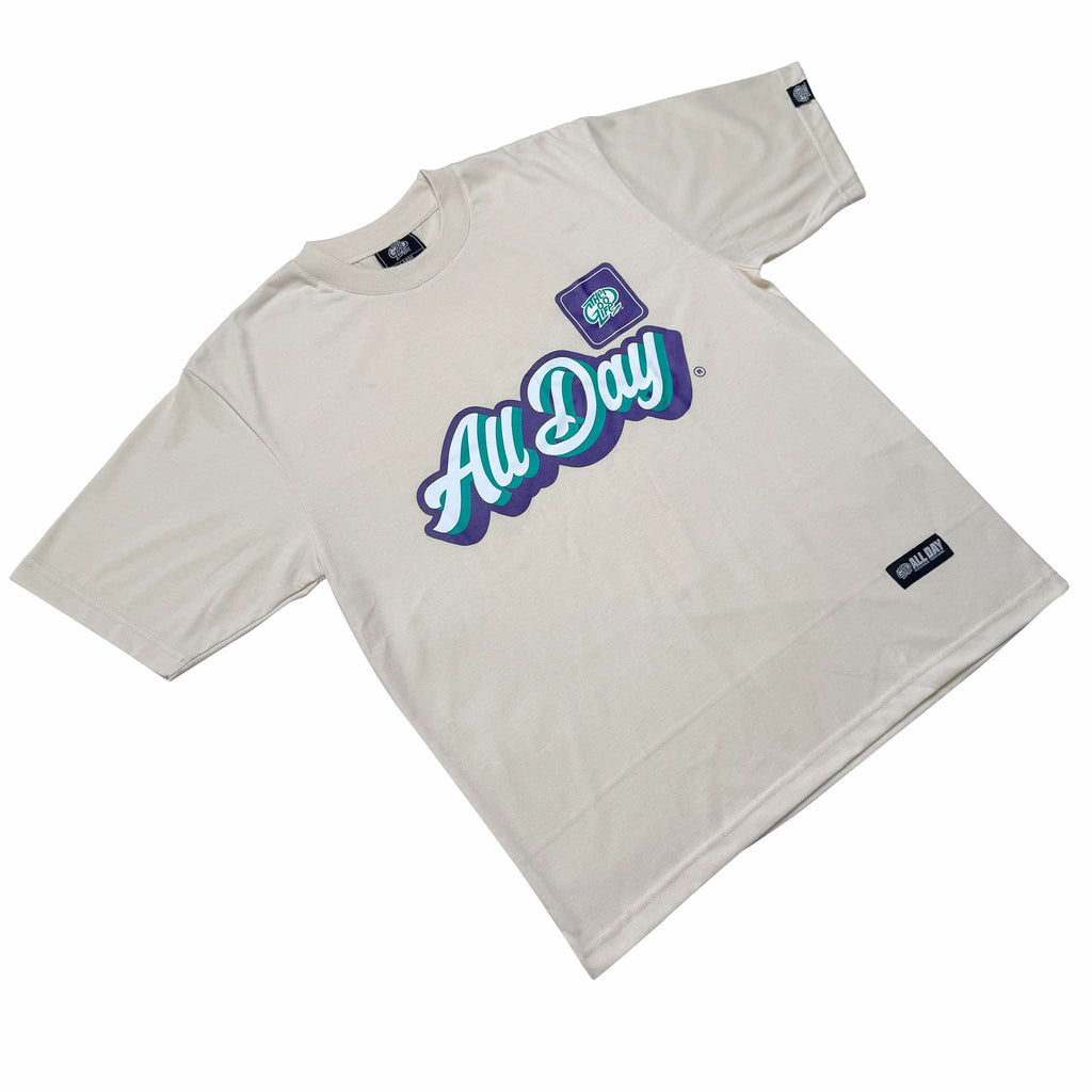 CURSIVE BOX (IVORY) T-SHIRT