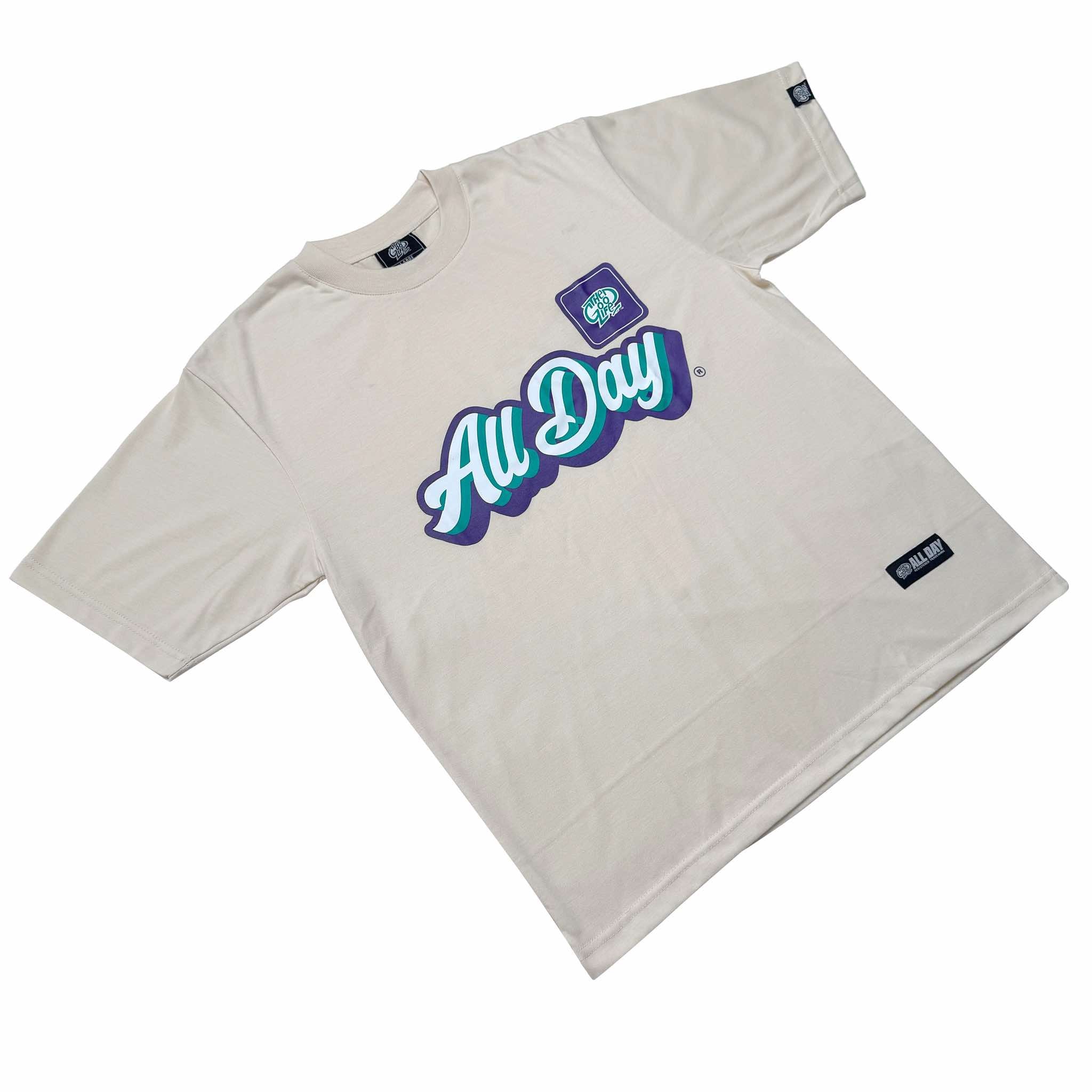 CURSIVE BOX (IVORY) T-SHIRT
