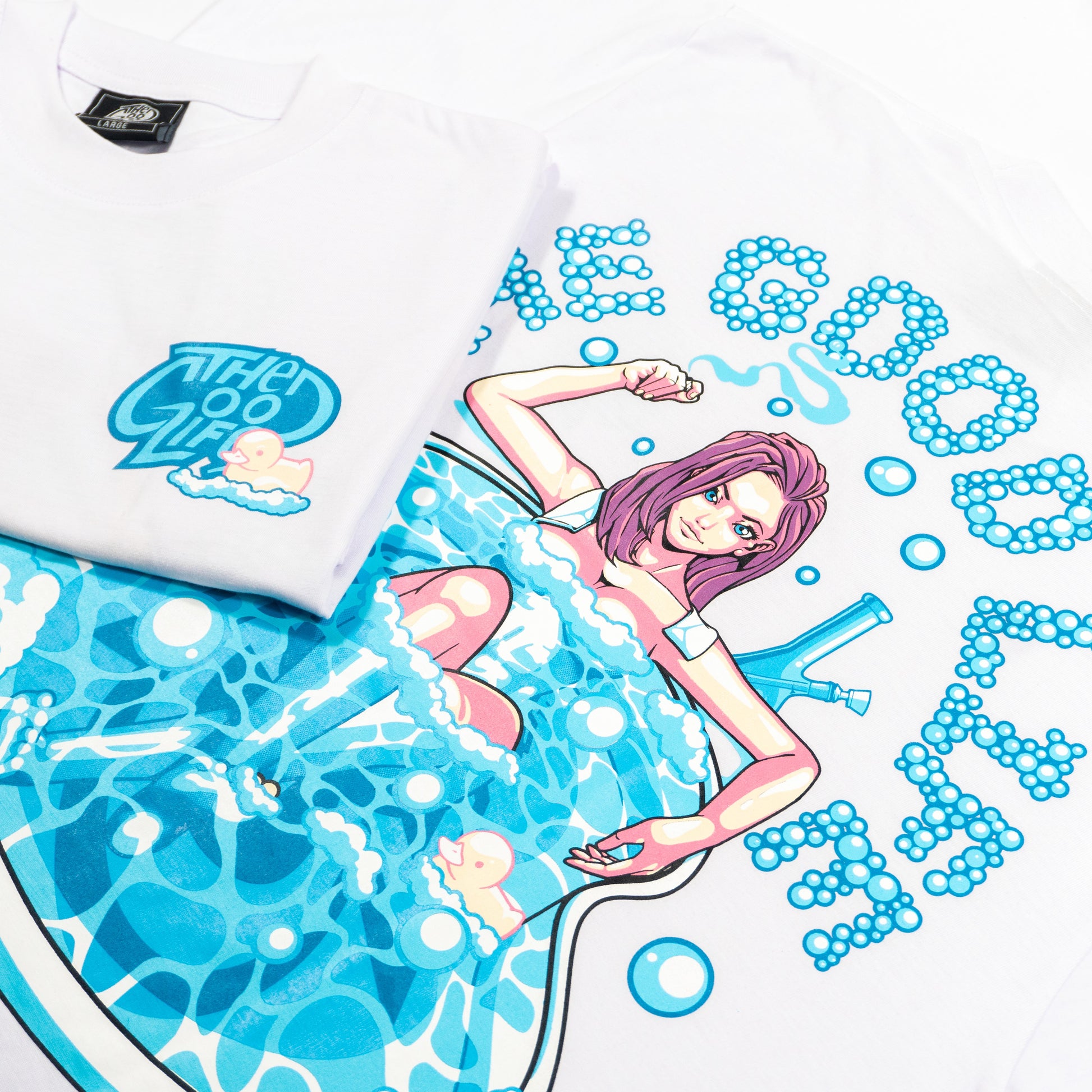 BUBBLE BATH (WHITE) T-SHIRT