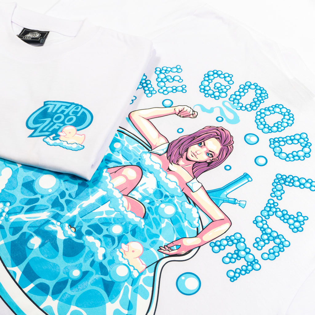 BUBBLE BATH (WHITE) T-SHIRT