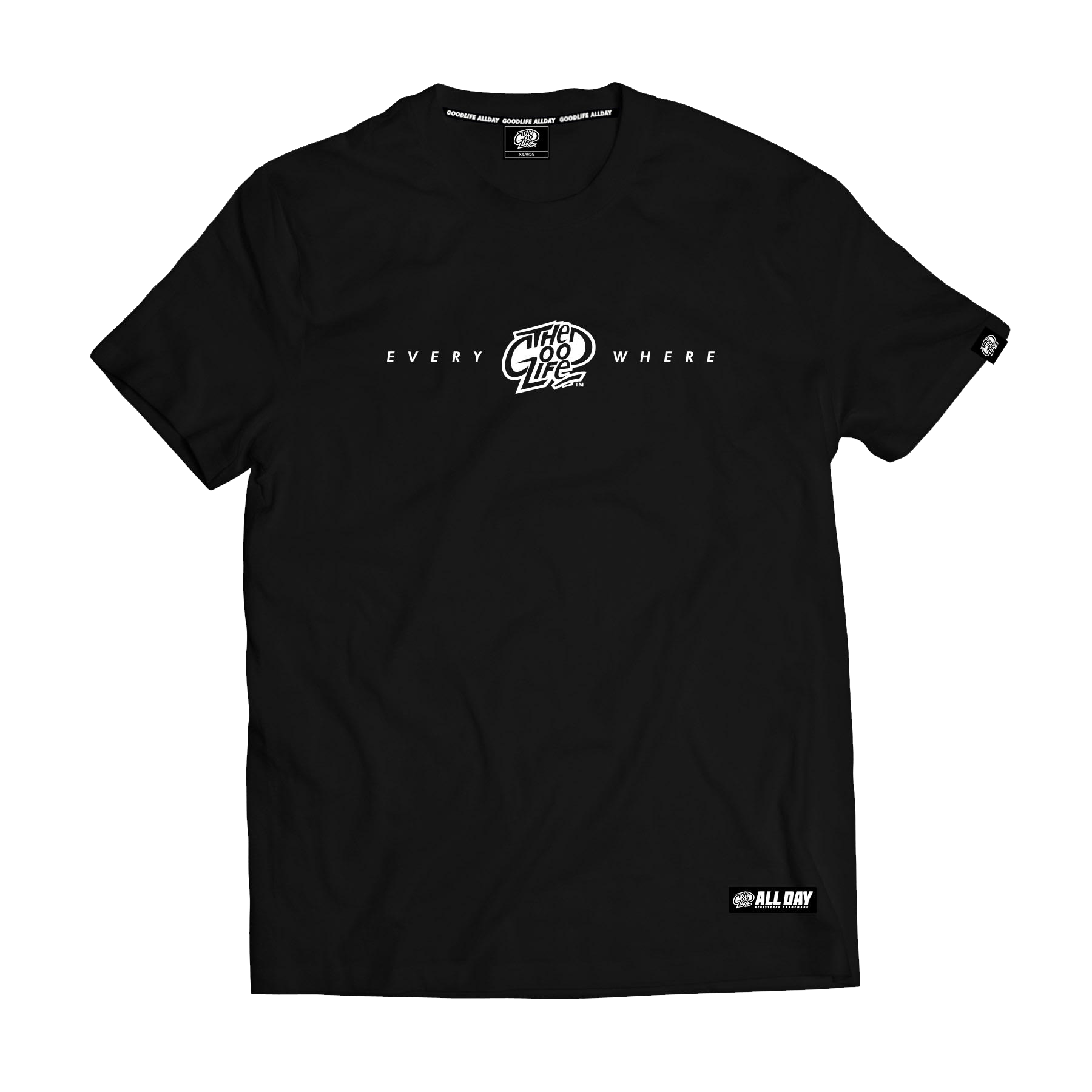 EVERYWHERE (BLACK) - "EMBRO" T-SHIRT