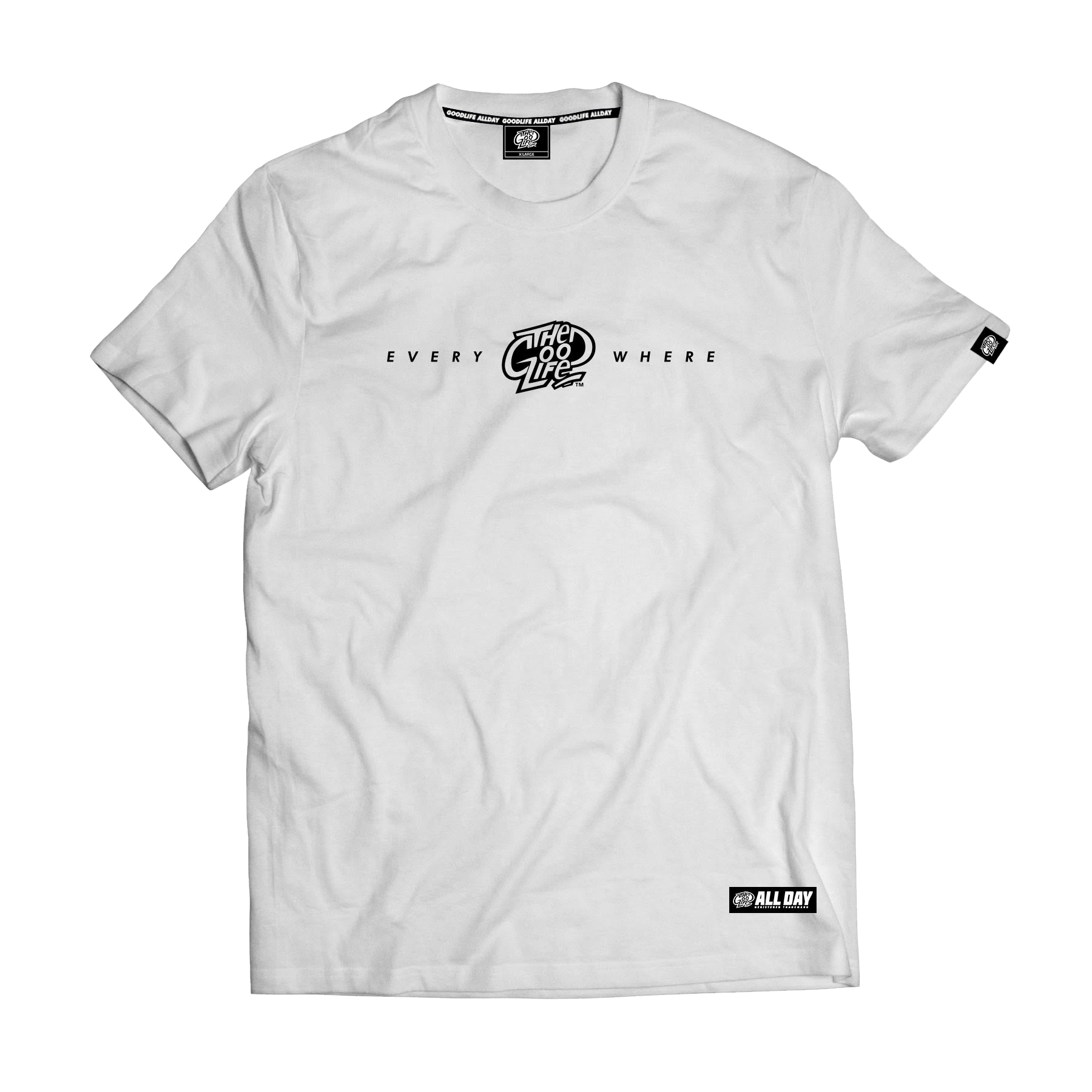 EVERYWHERE (WHITE) - "EMBRO" T-SHIRT