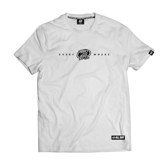 EVERYWHERE (WHITE) - "EMBRO" T-SHIRT