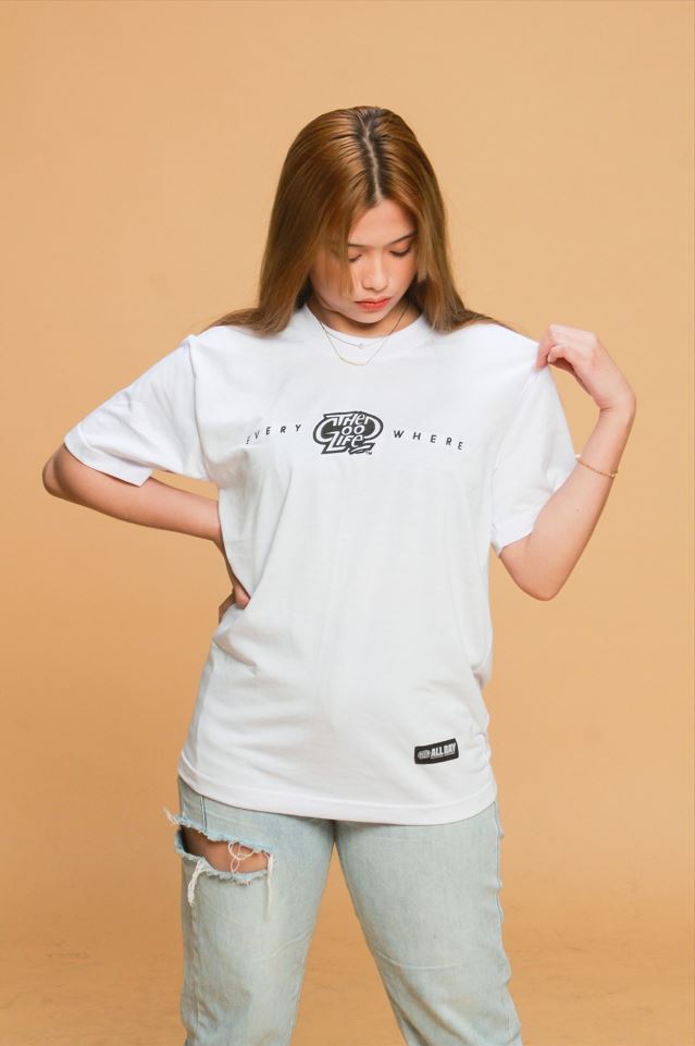 EVERYWHERE (WHITE) - "EMBRO" T-SHIRT