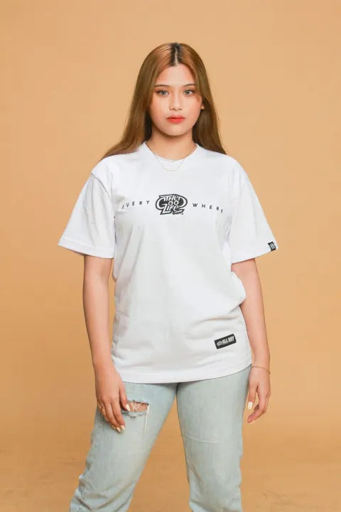EVERYWHERE (WHITE) - "EMBRO" T-SHIRT