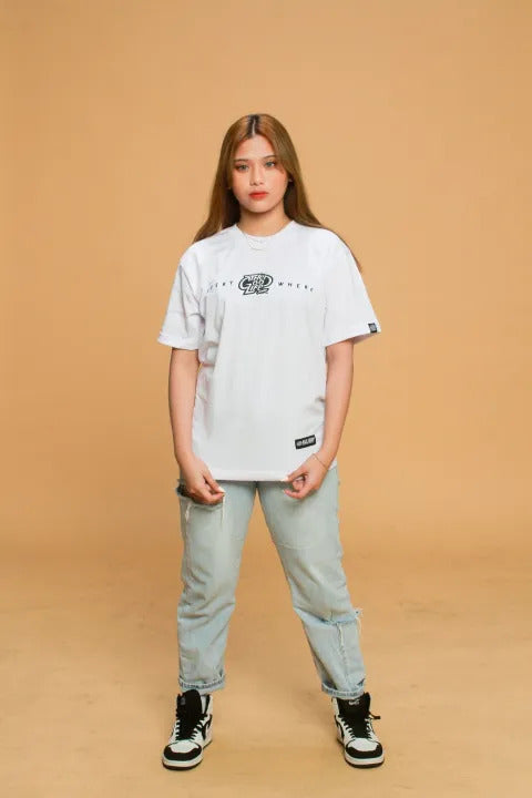EVERYWHERE (WHITE) - "EMBRO" T-SHIRT