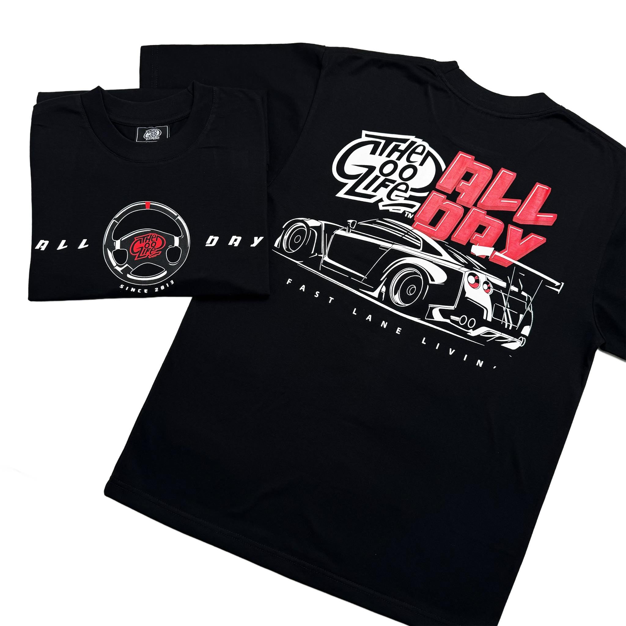 FAST LANE (BLACK) T-SHIRT