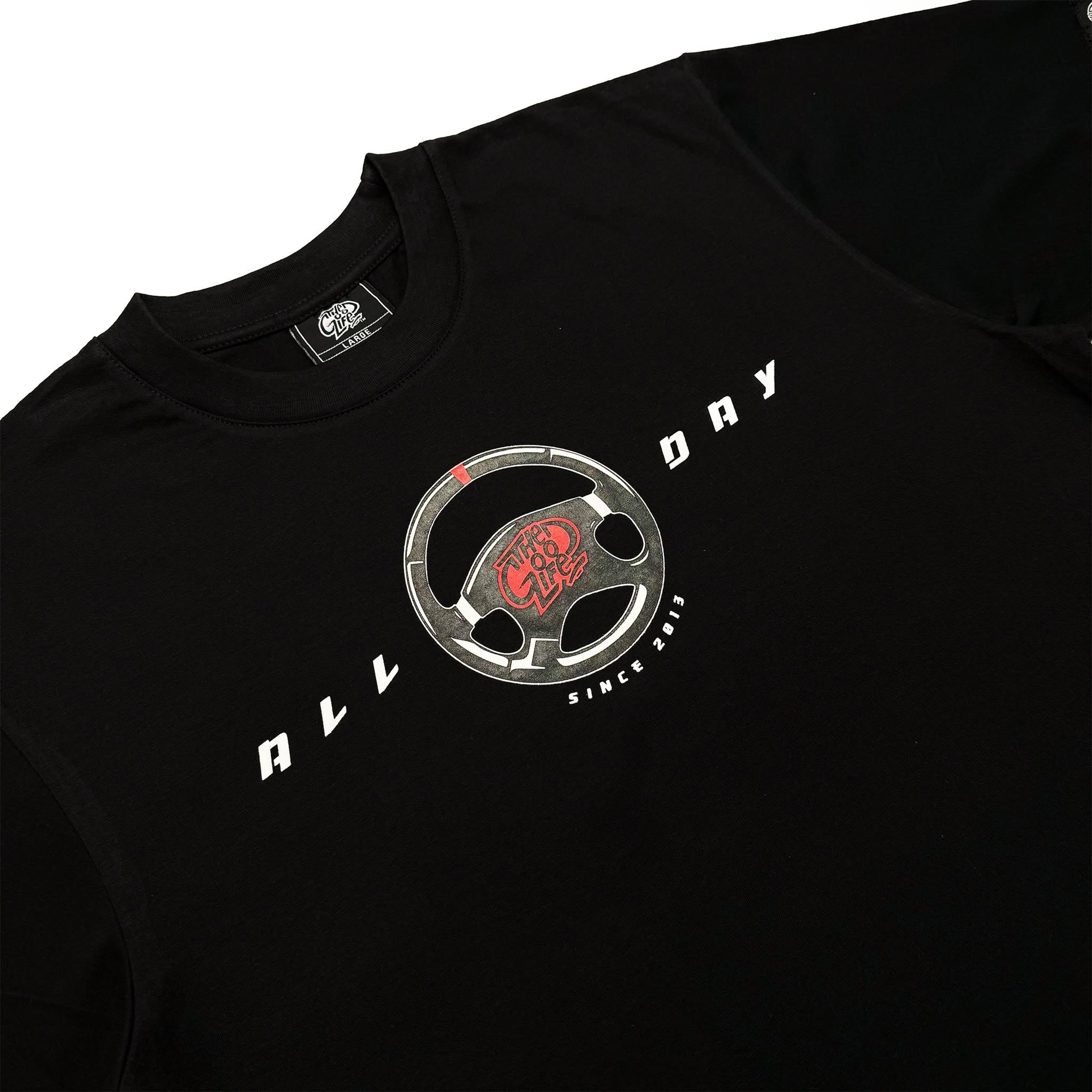 FAST LANE (BLACK) T-SHIRT