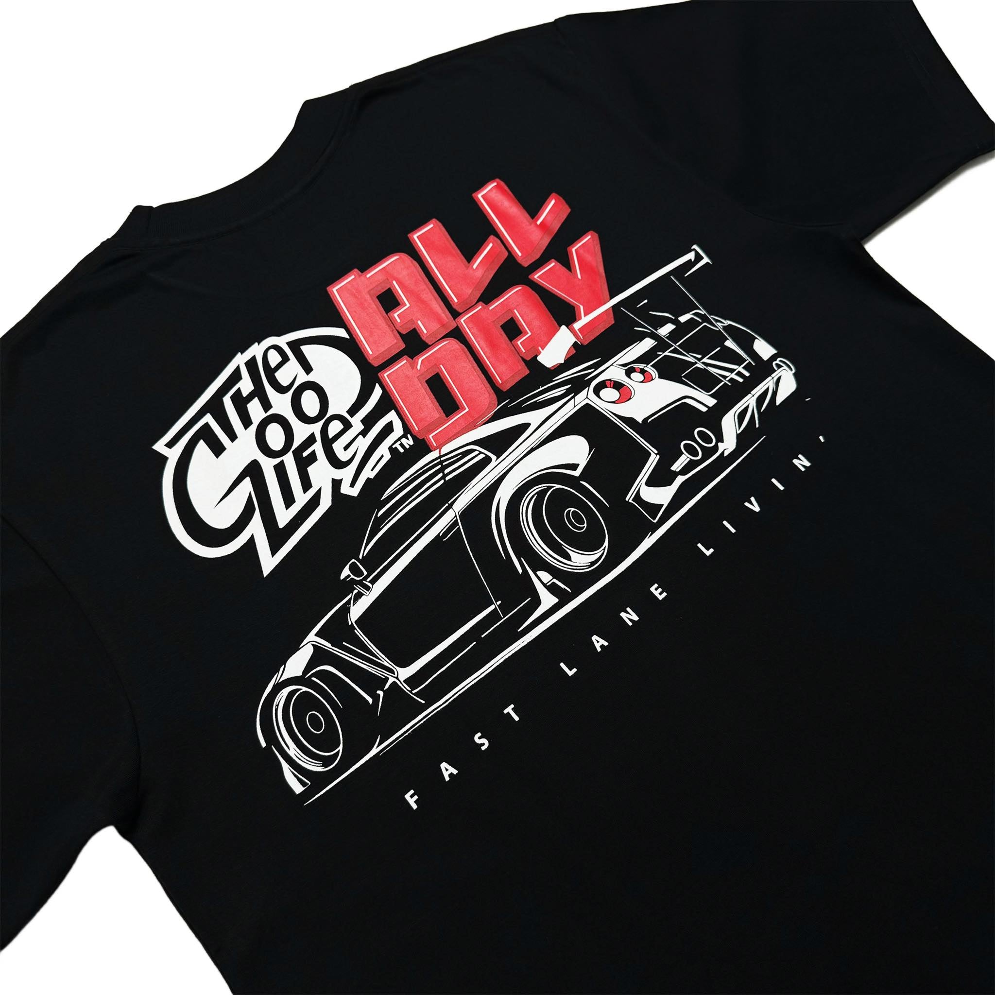 FAST LANE (BLACK) T-SHIRT