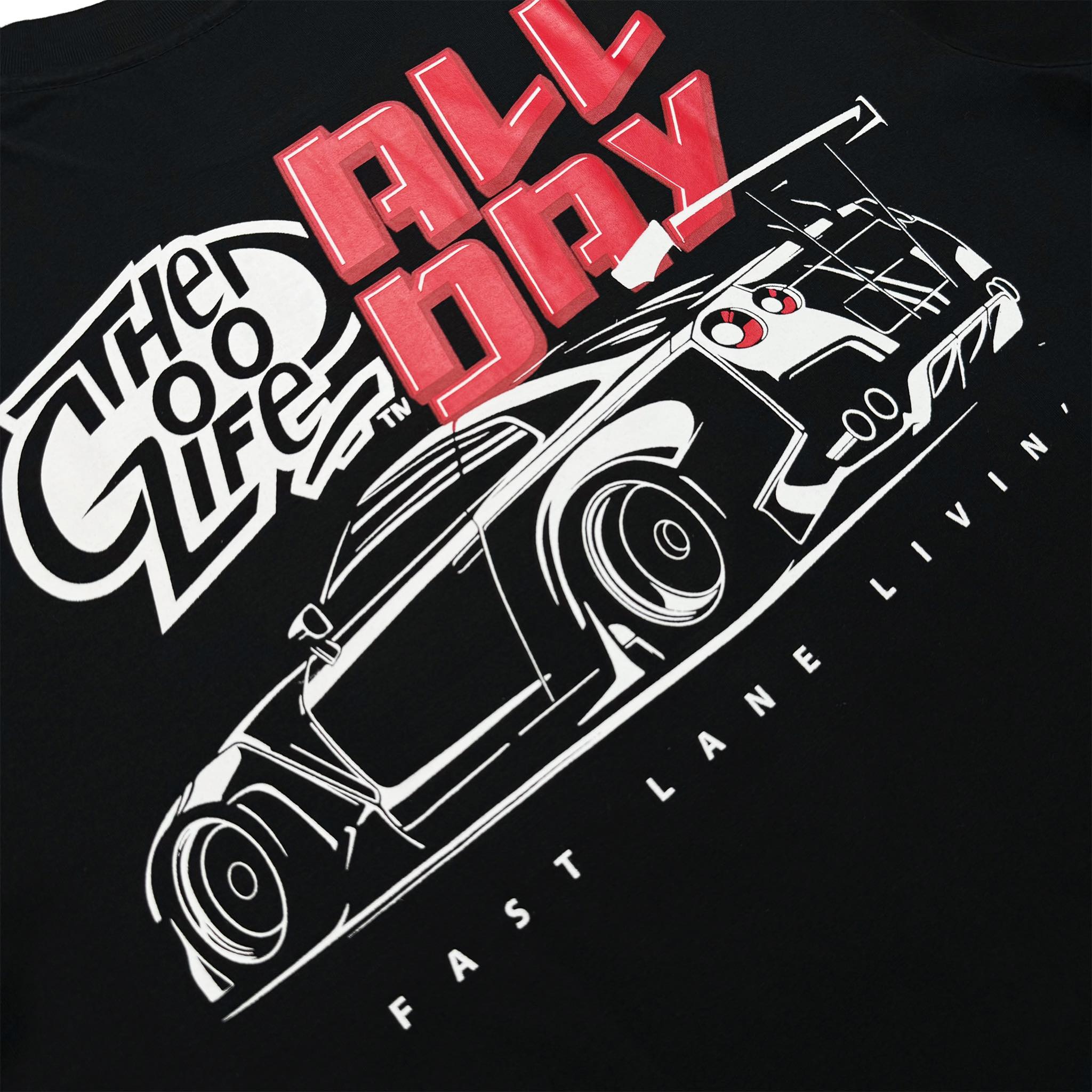 FAST LANE (BLACK) T-SHIRT