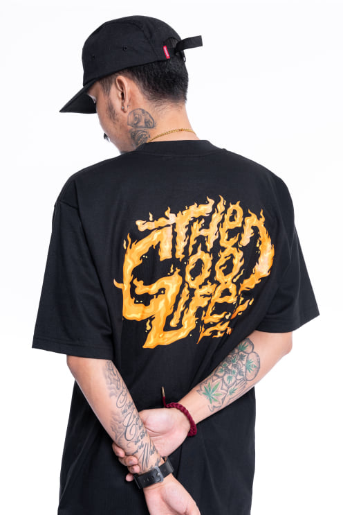 FIRE (BLACK) T-SHIRT