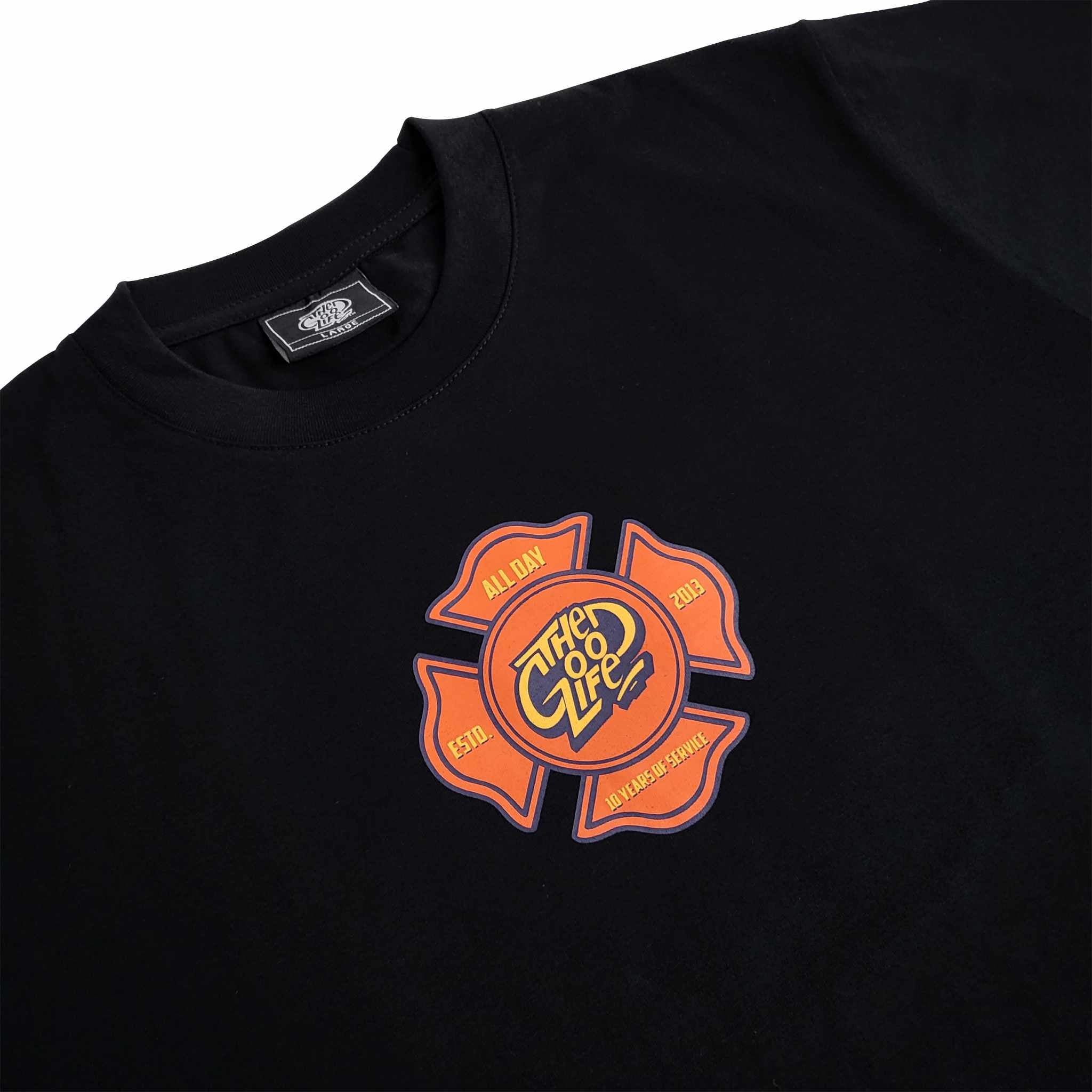 FIRE DEPT. (BLACK) T-SHIRT