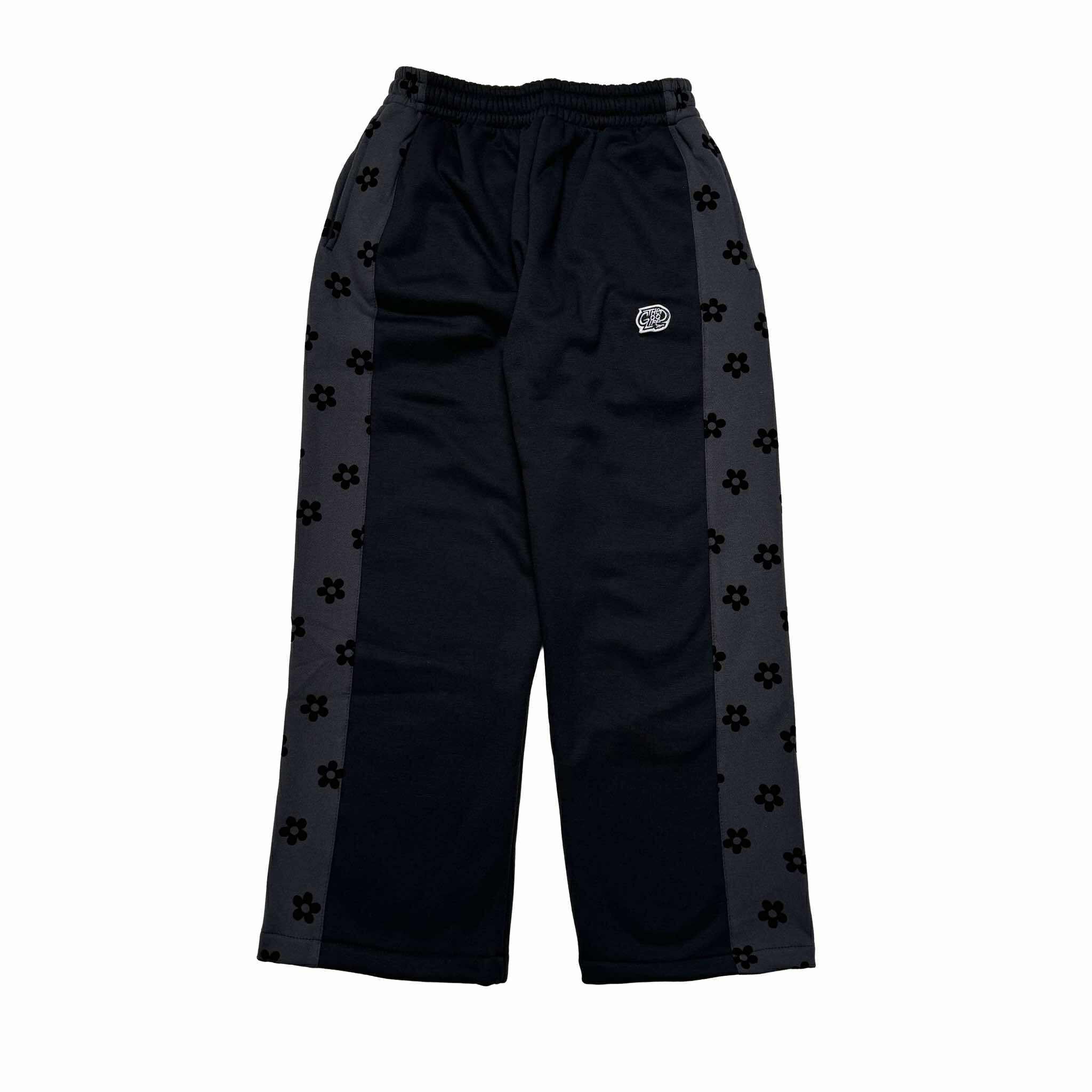 DAISY FLORAL (BLACK/GRAY) PANTS