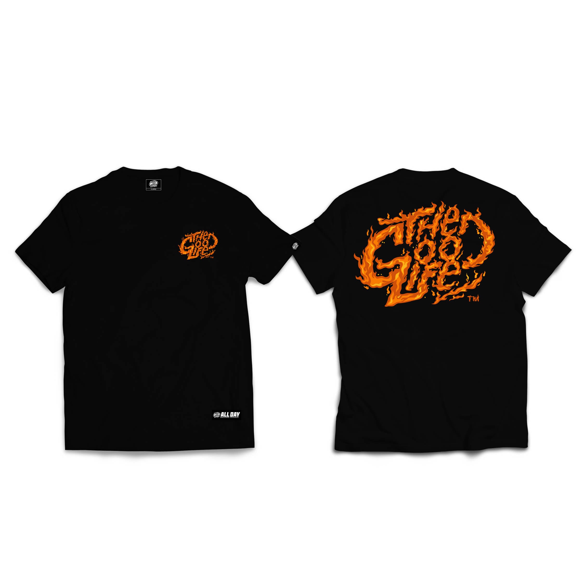 FIRE (BLACK) T-SHIRT