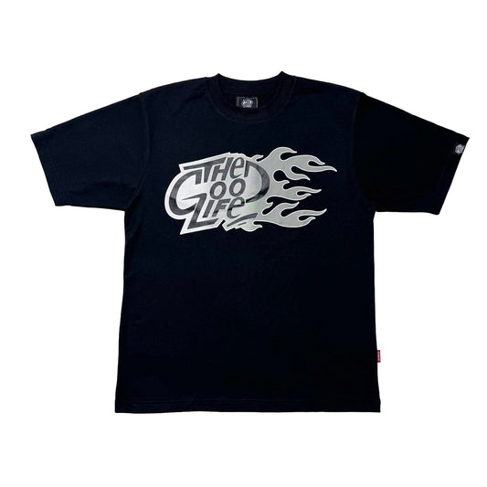 FLAME OG “GRAY” (BLACK) - T-SHIRT
