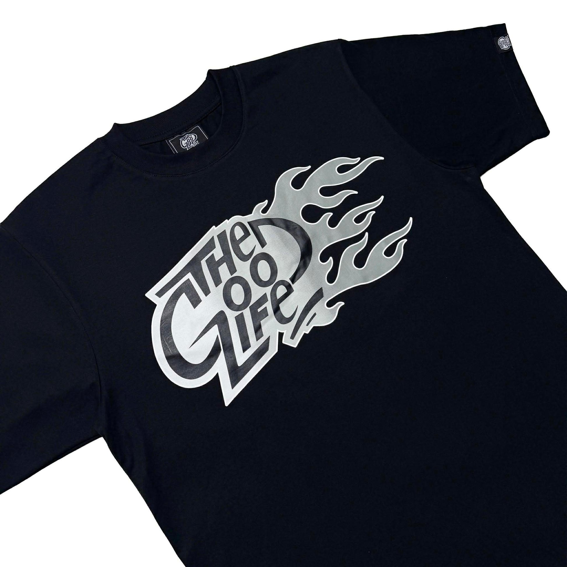FLAME OG “GRAY” (BLACK) - T-SHIRT