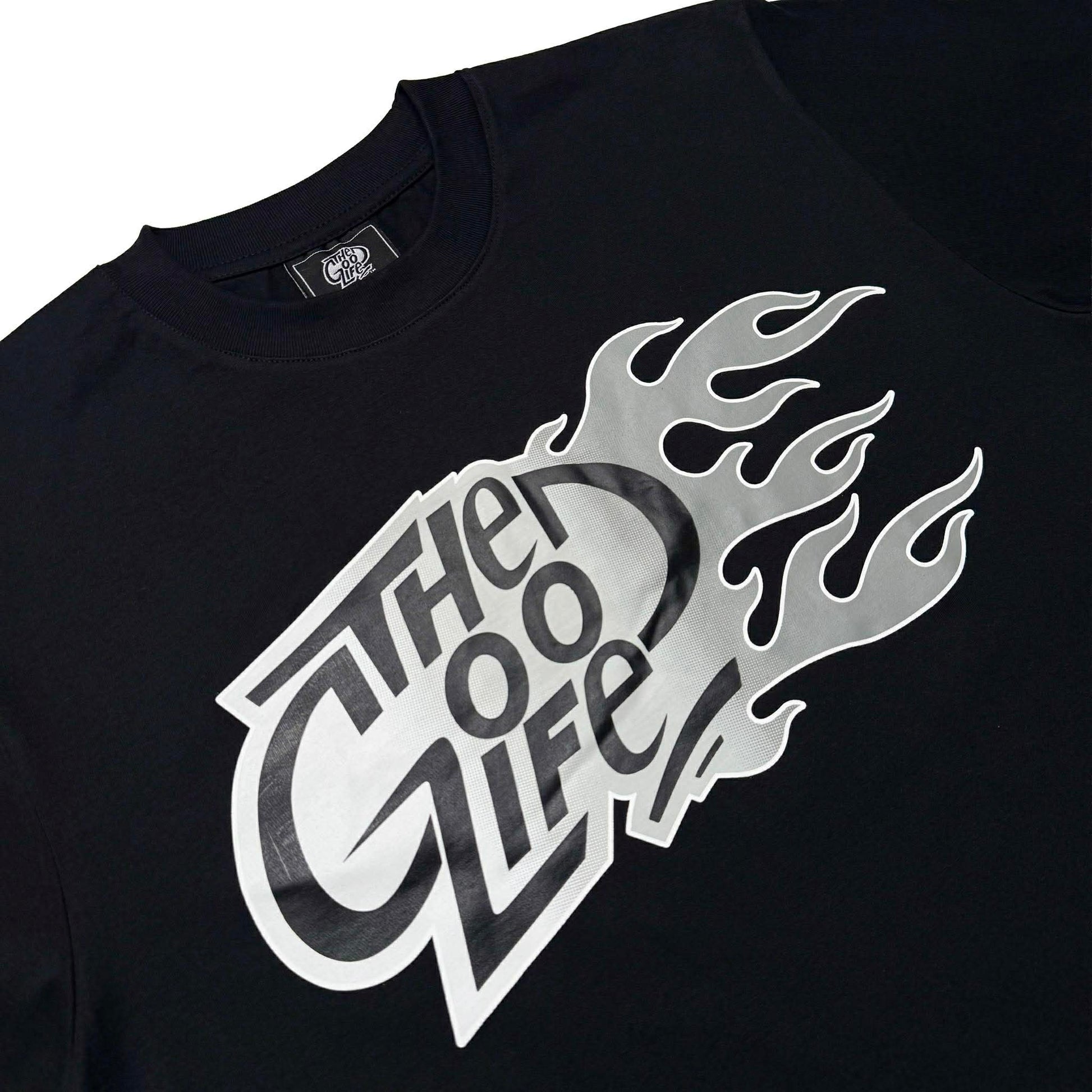 FLAME OG “GRAY” (BLACK) - T-SHIRT