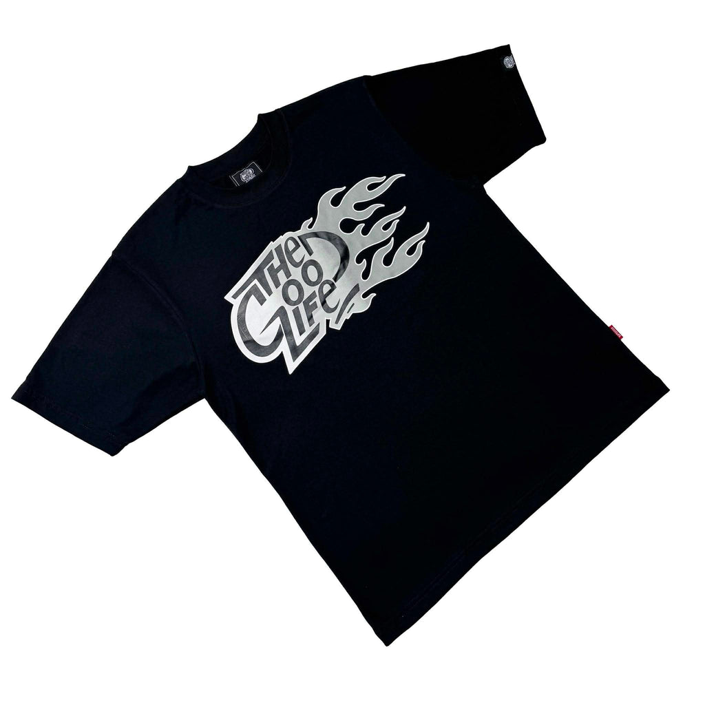 FLAME OG “GRAY” (BLACK) - T-SHIRT