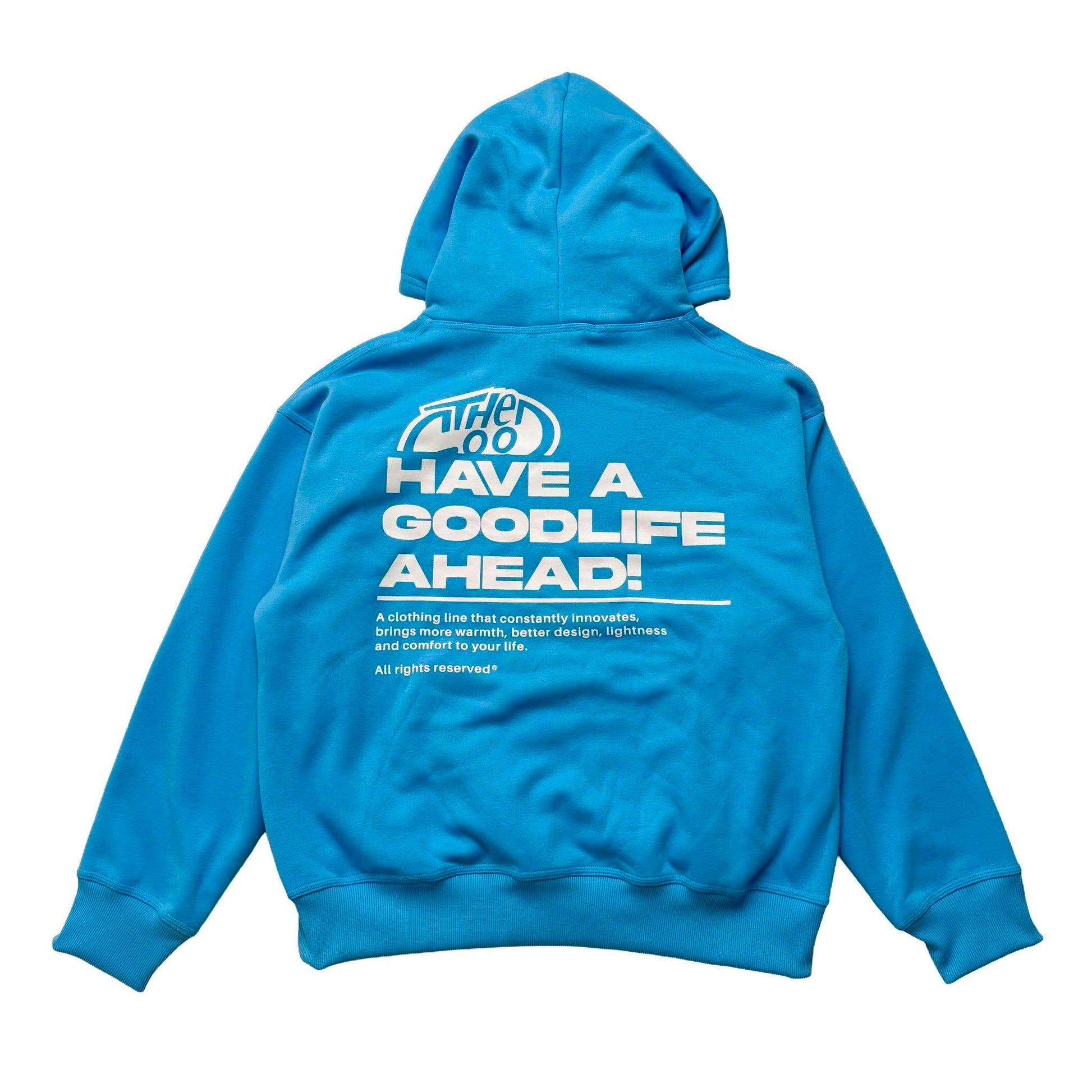 GREETINGS (LIGHT BLUE) HOODIE