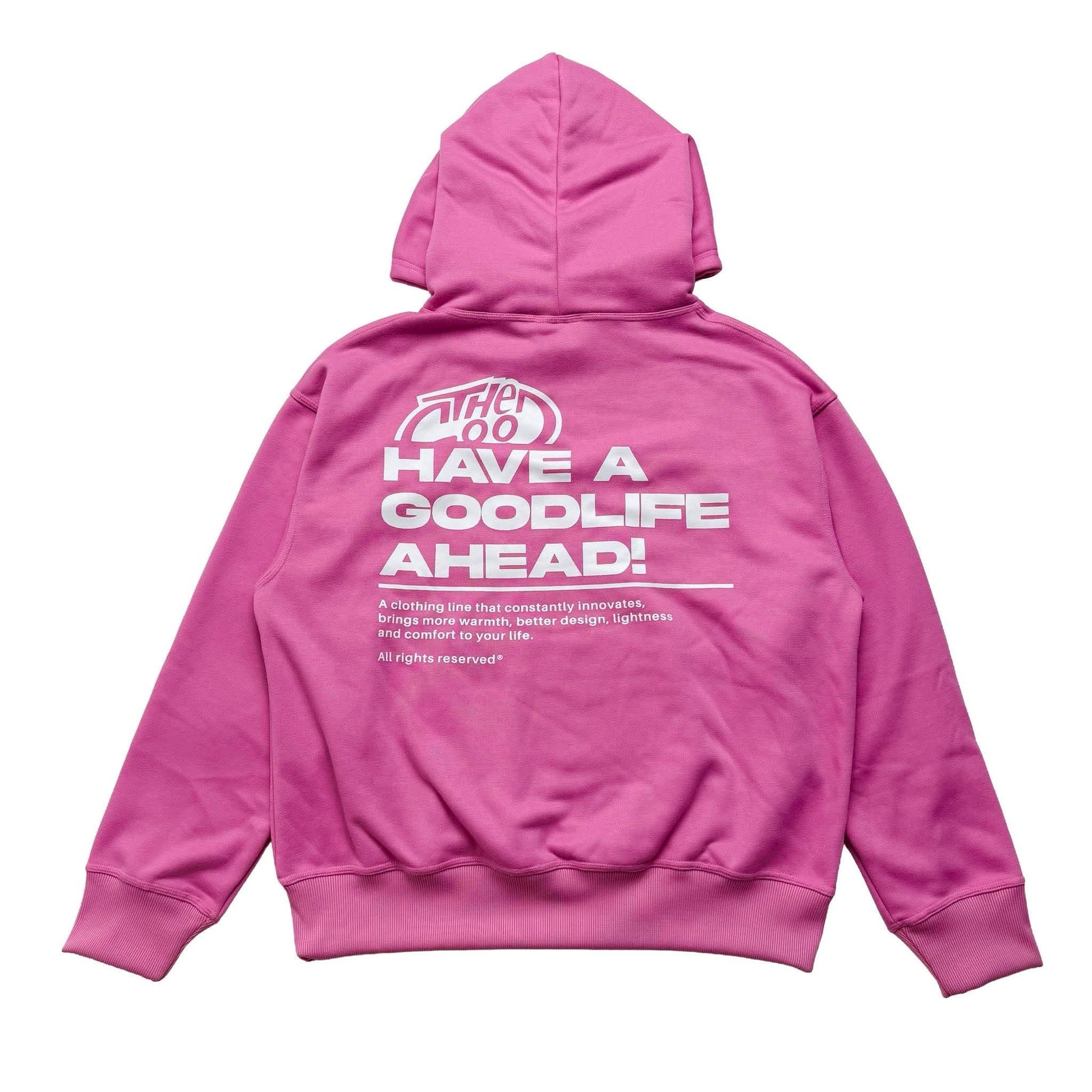 GREETINGS (LIGHT PINK) HOODIE