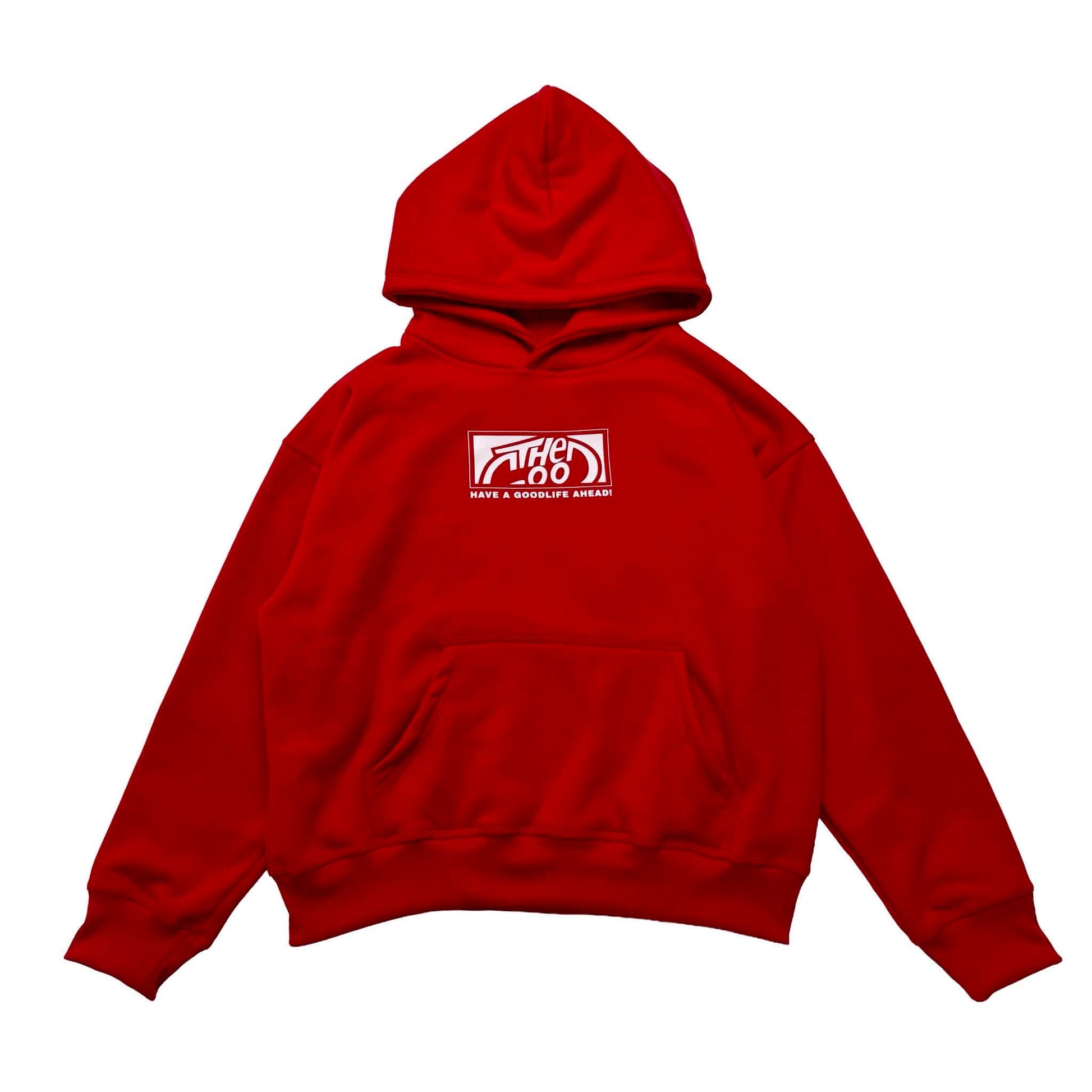 GREETINGS (RED) HOODIE