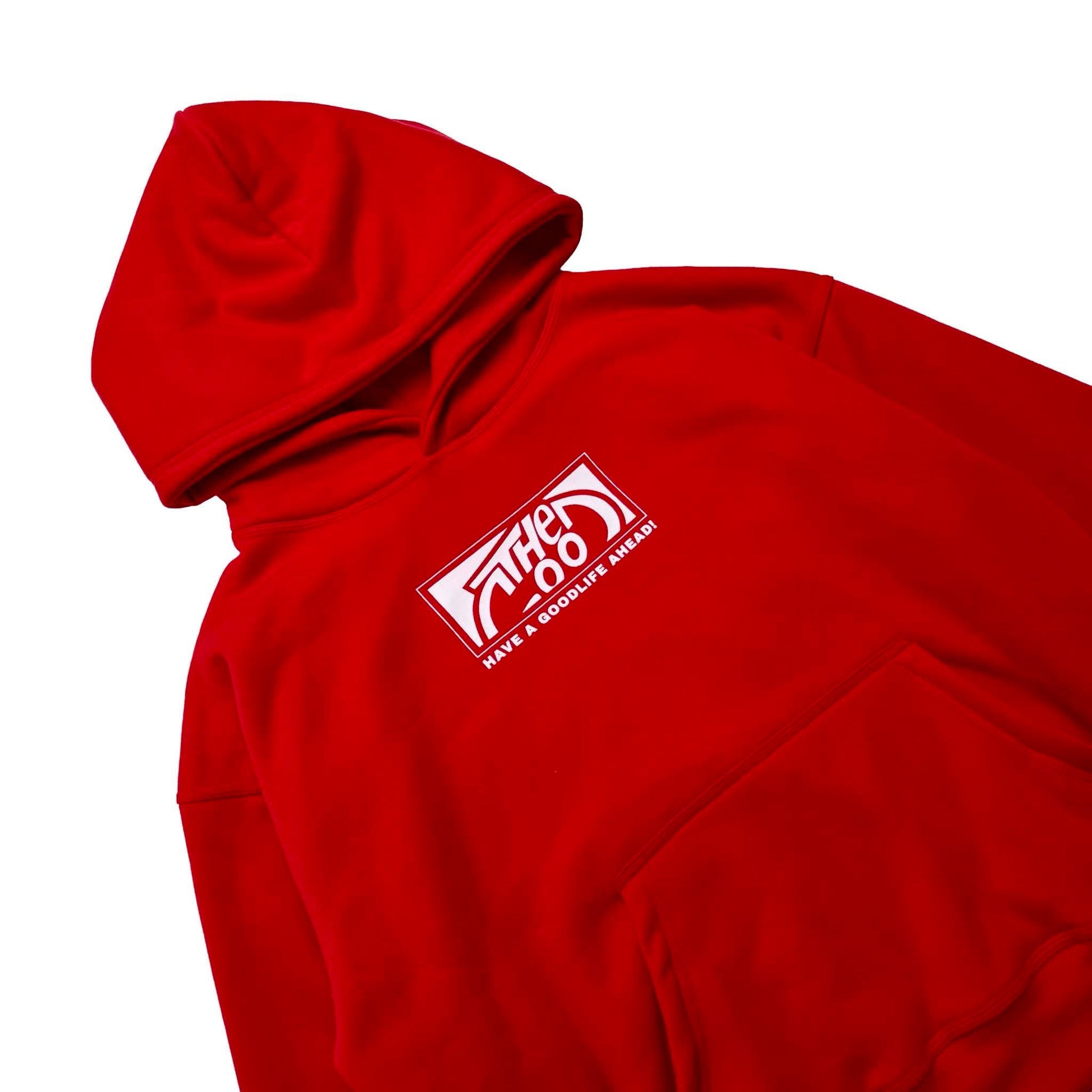 GREETINGS (RED) HOODIE