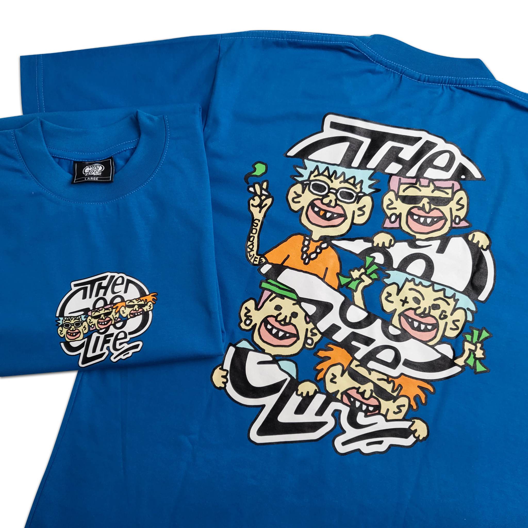 GANG (MED. AQUA) T-SHIRT