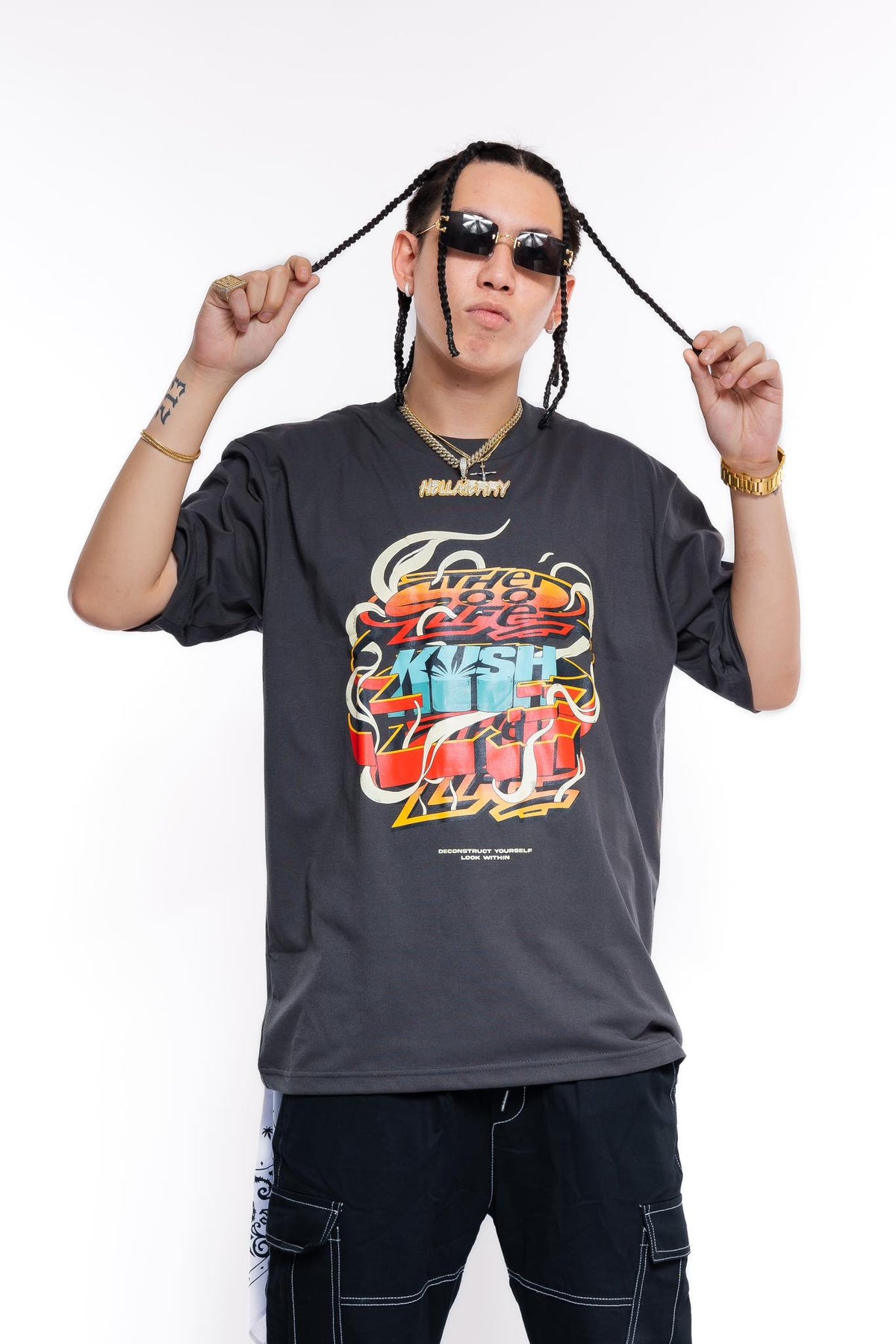 DECONSTRUCT (DARK GRAY) T-SHIRT