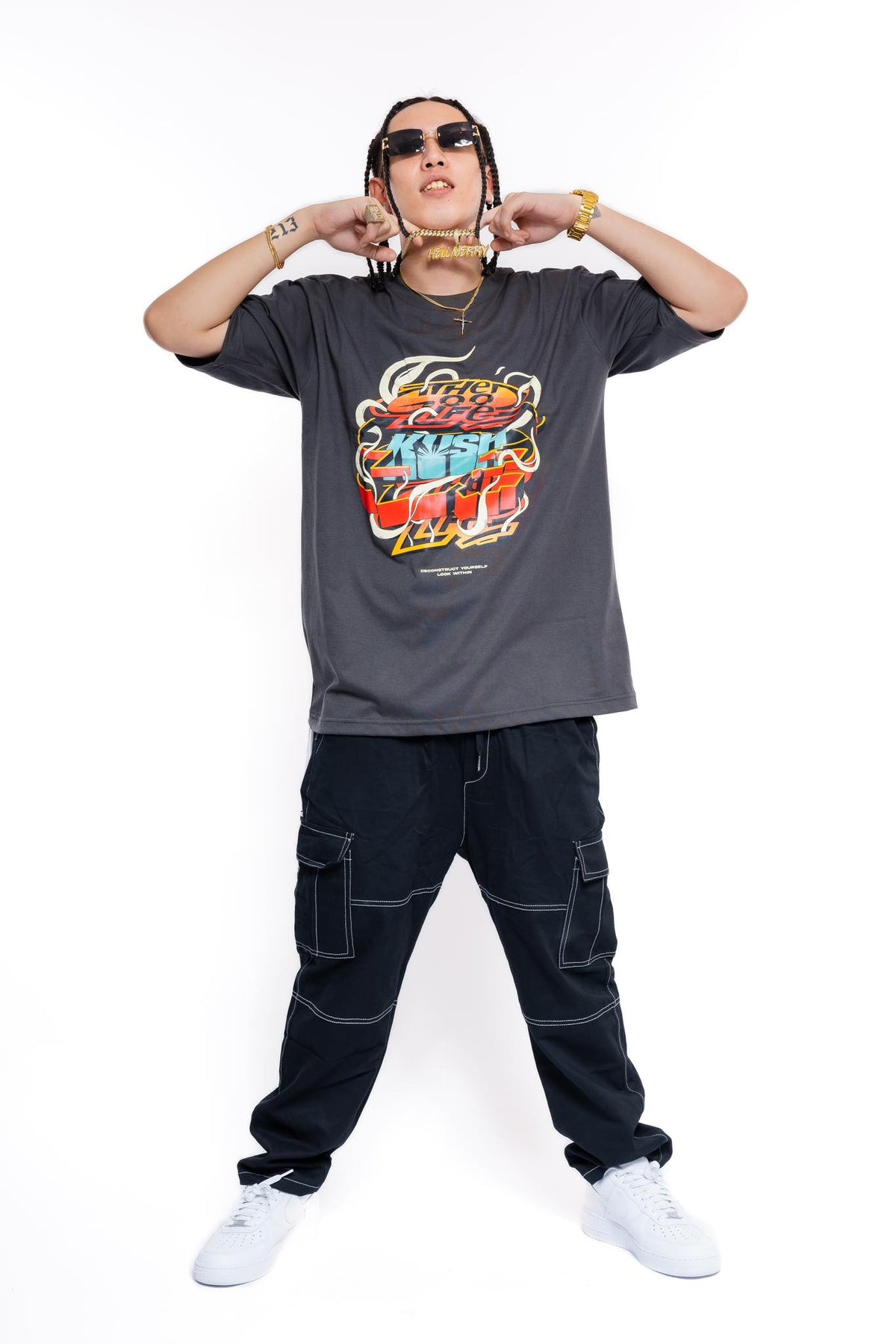 DECONSTRUCT (DARK GRAY) T-SHIRT
