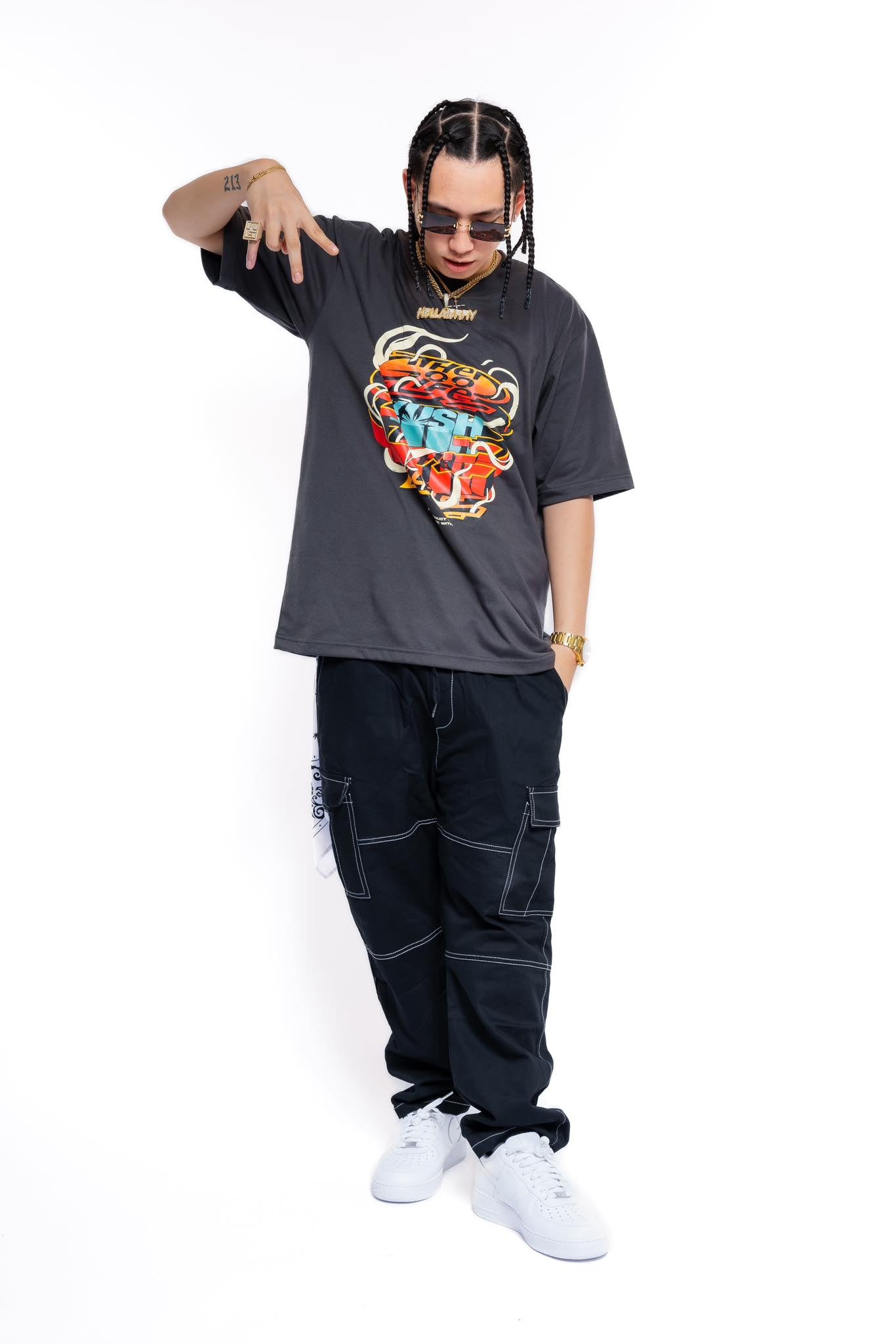 DECONSTRUCT (DARK GRAY) T-SHIRT