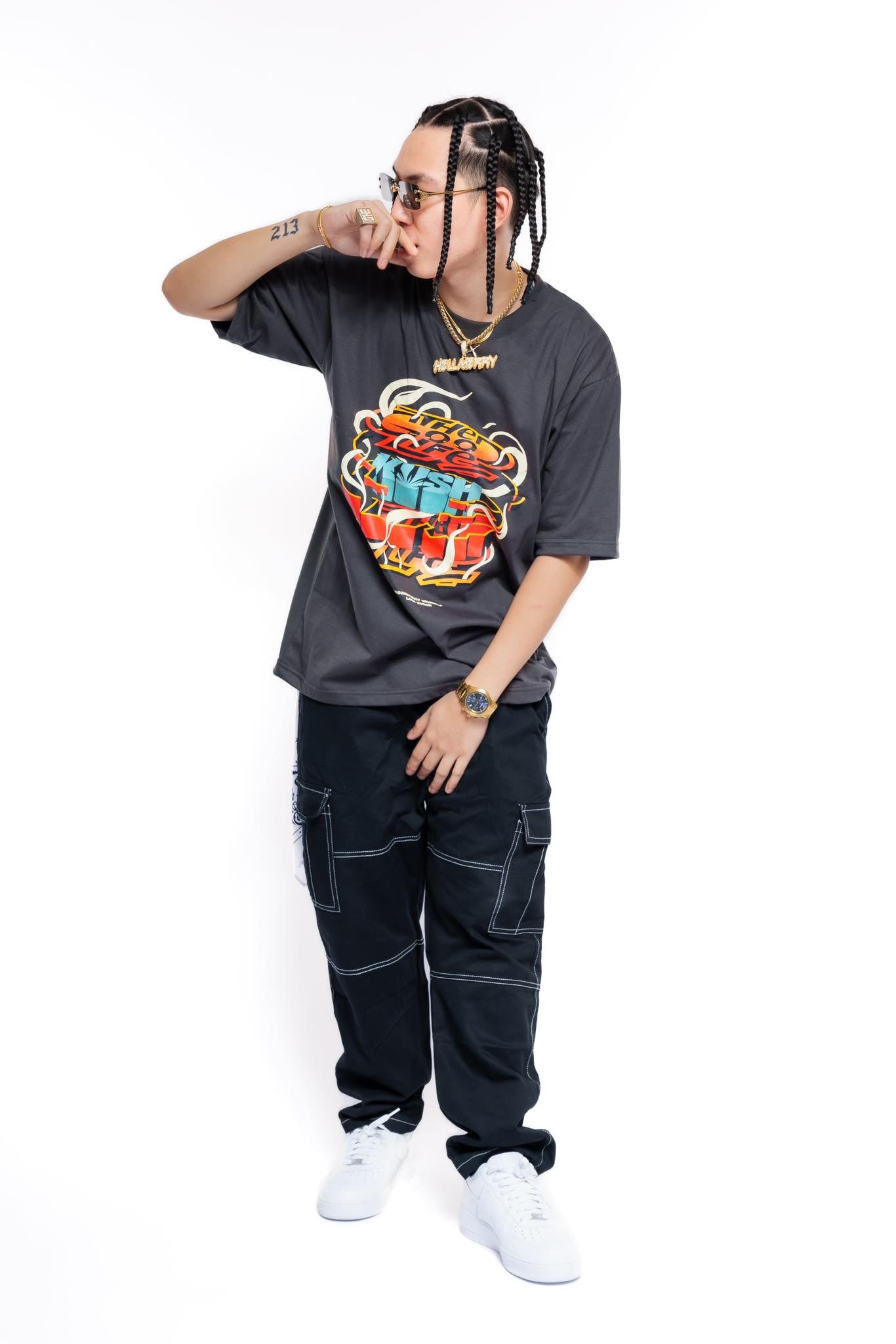 DECONSTRUCT (DARK GRAY) T-SHIRT