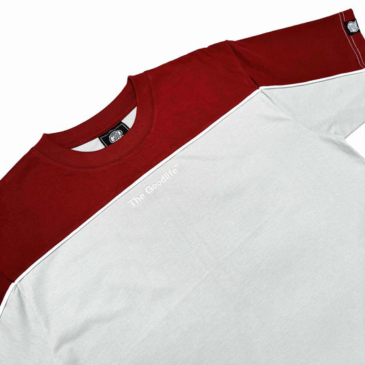 GOTESK (MAROON/LIGHT GRAY) T-SHIRT